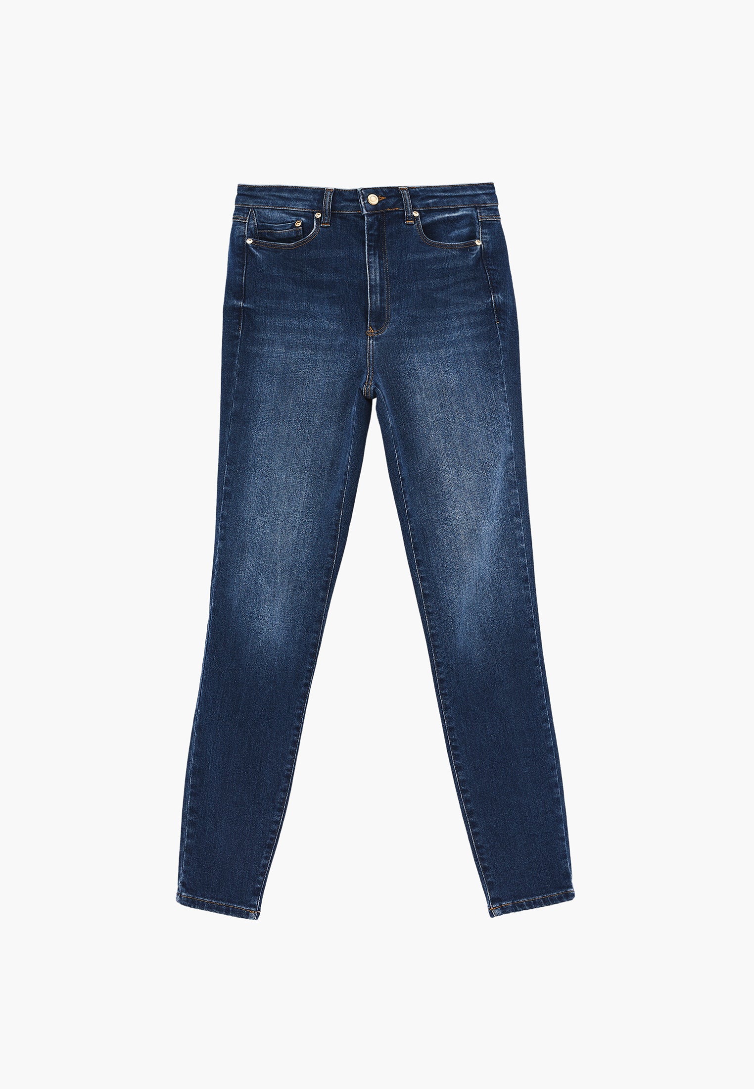 Skinny Ultra High Waist Jeans - MID BLUE DENIM