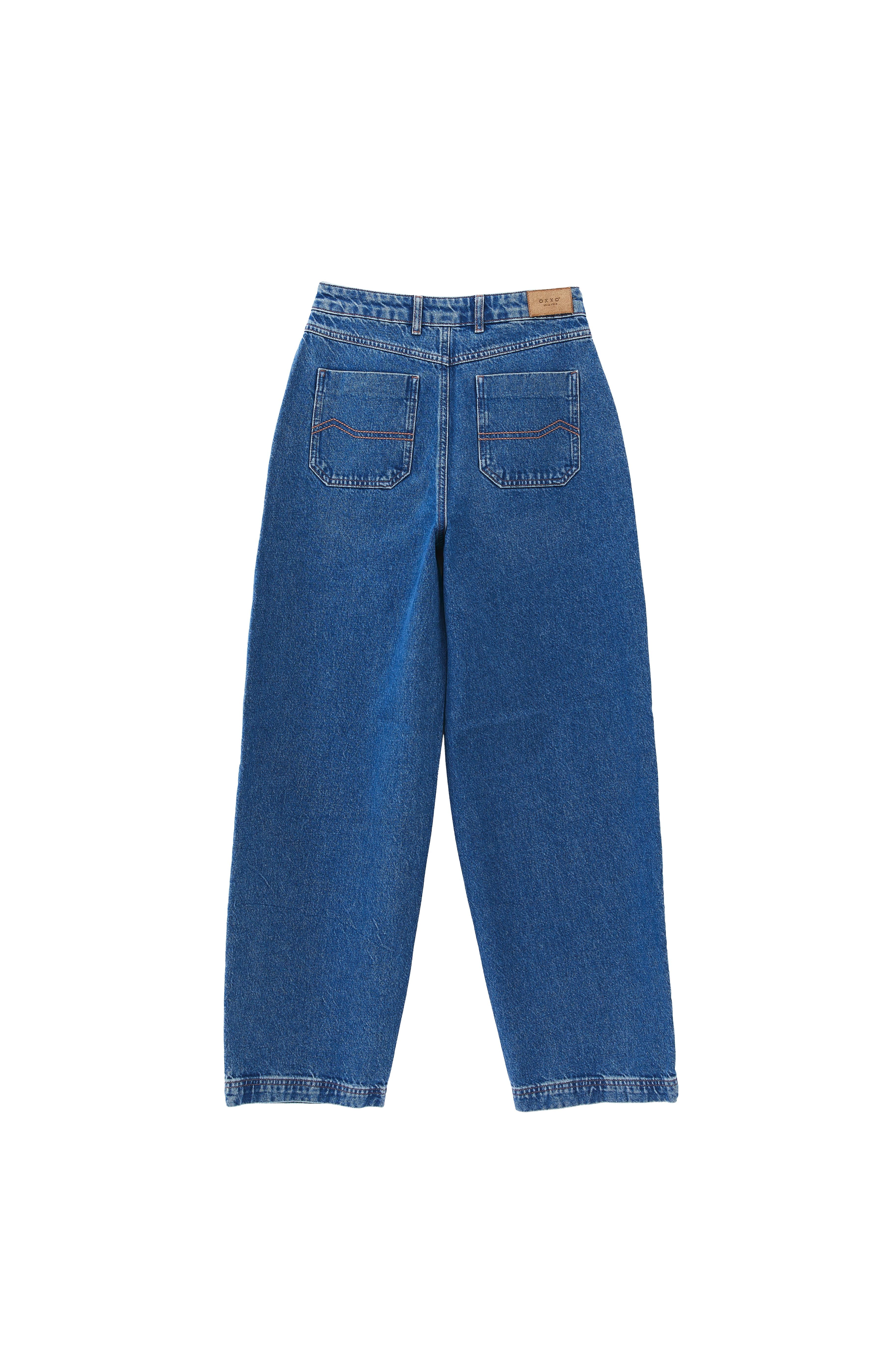 Skater Pants - MID BLUE DENIM