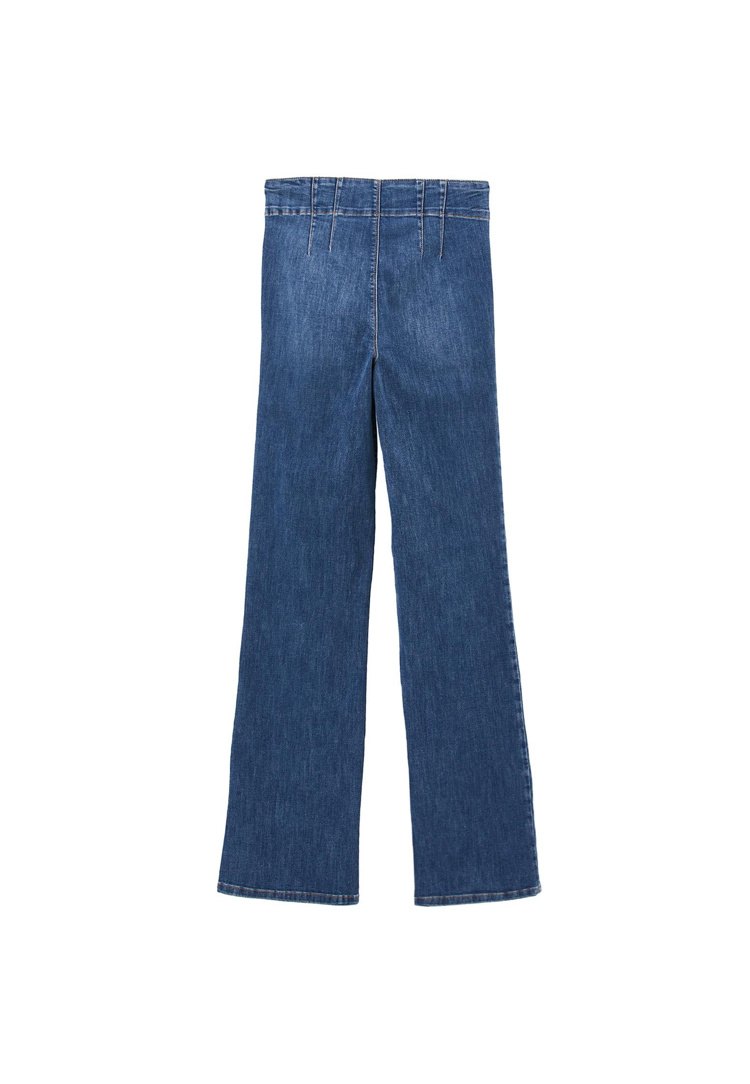 Pants - MID BLUE DENIM