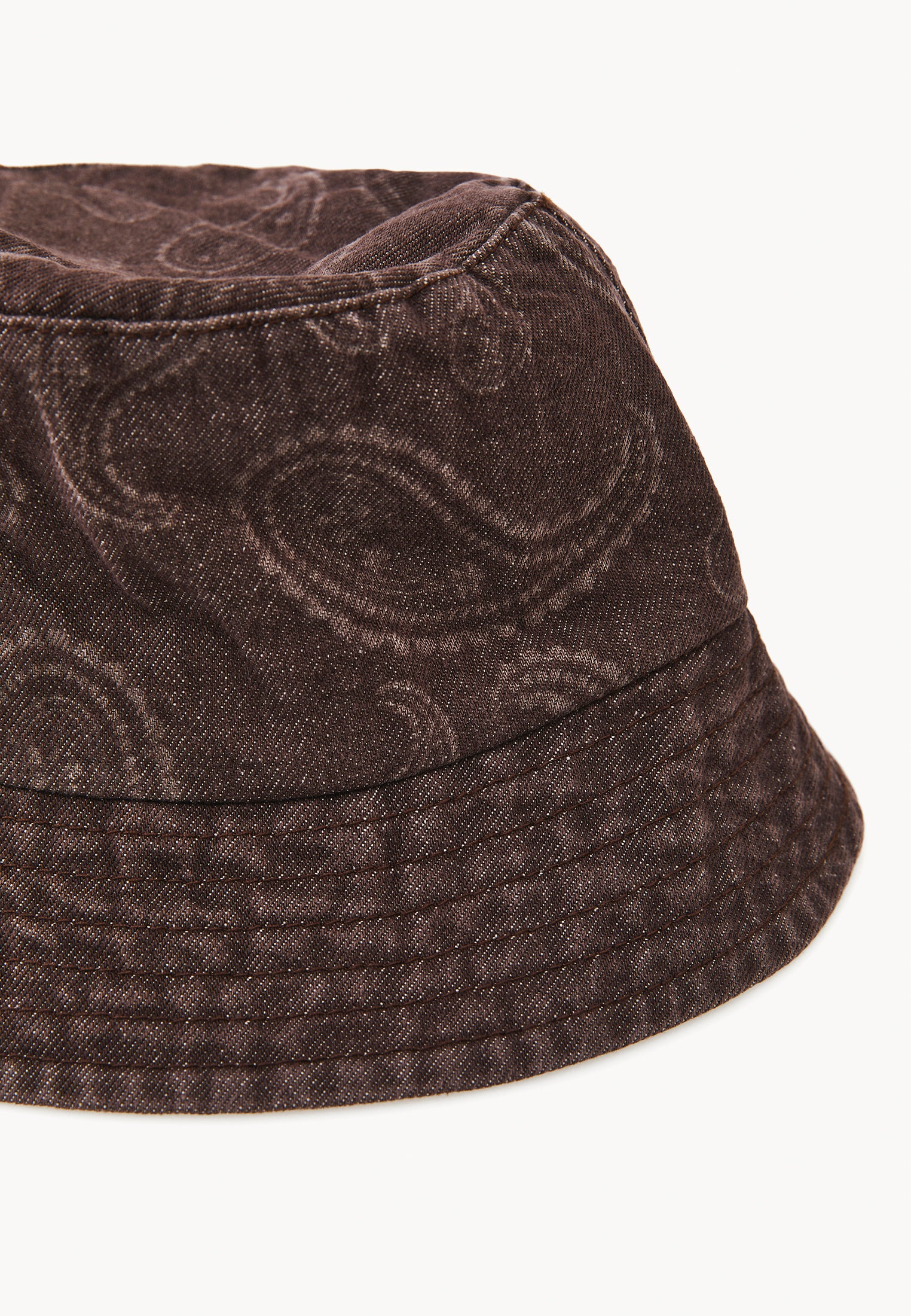 Hat - MID BROWN DENIM