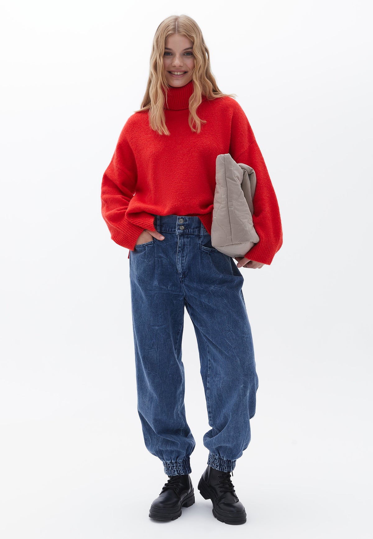 Jogger Jeans Pants - MID DENIM