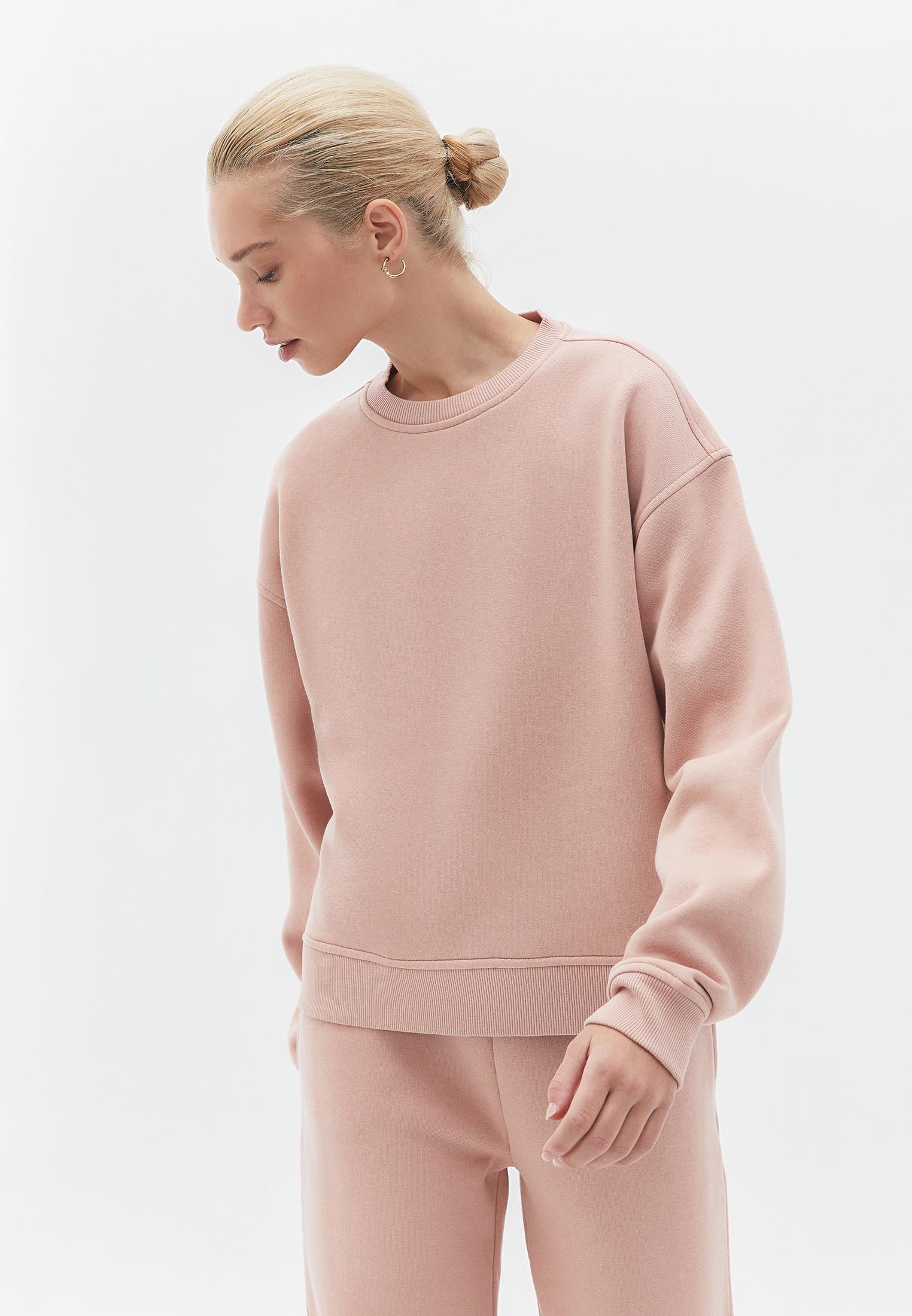 Sweatshirt Long Sleeved - MISTY ROSE