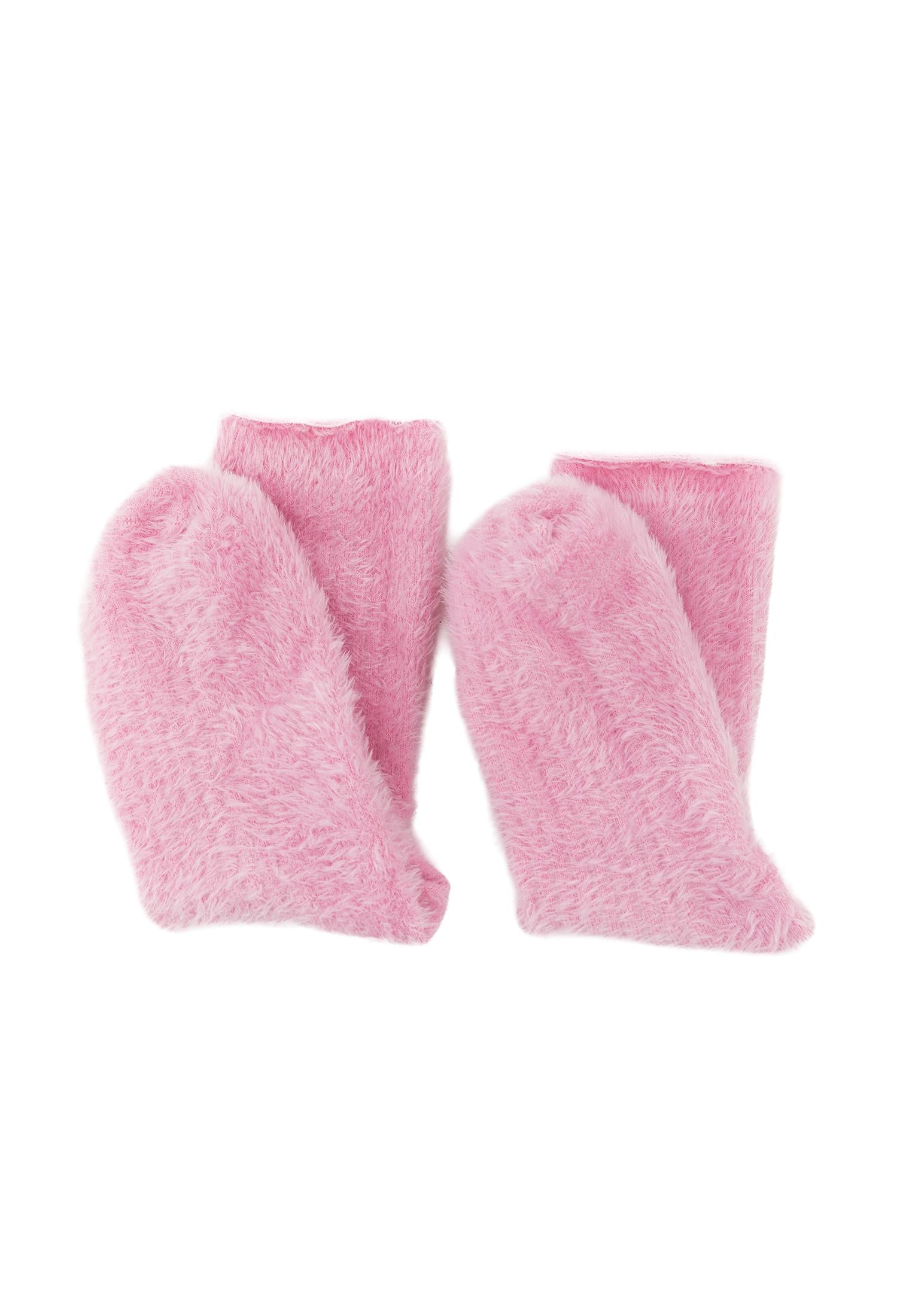 Fashion Women Accessory Winter Socks - MISTY ROSE