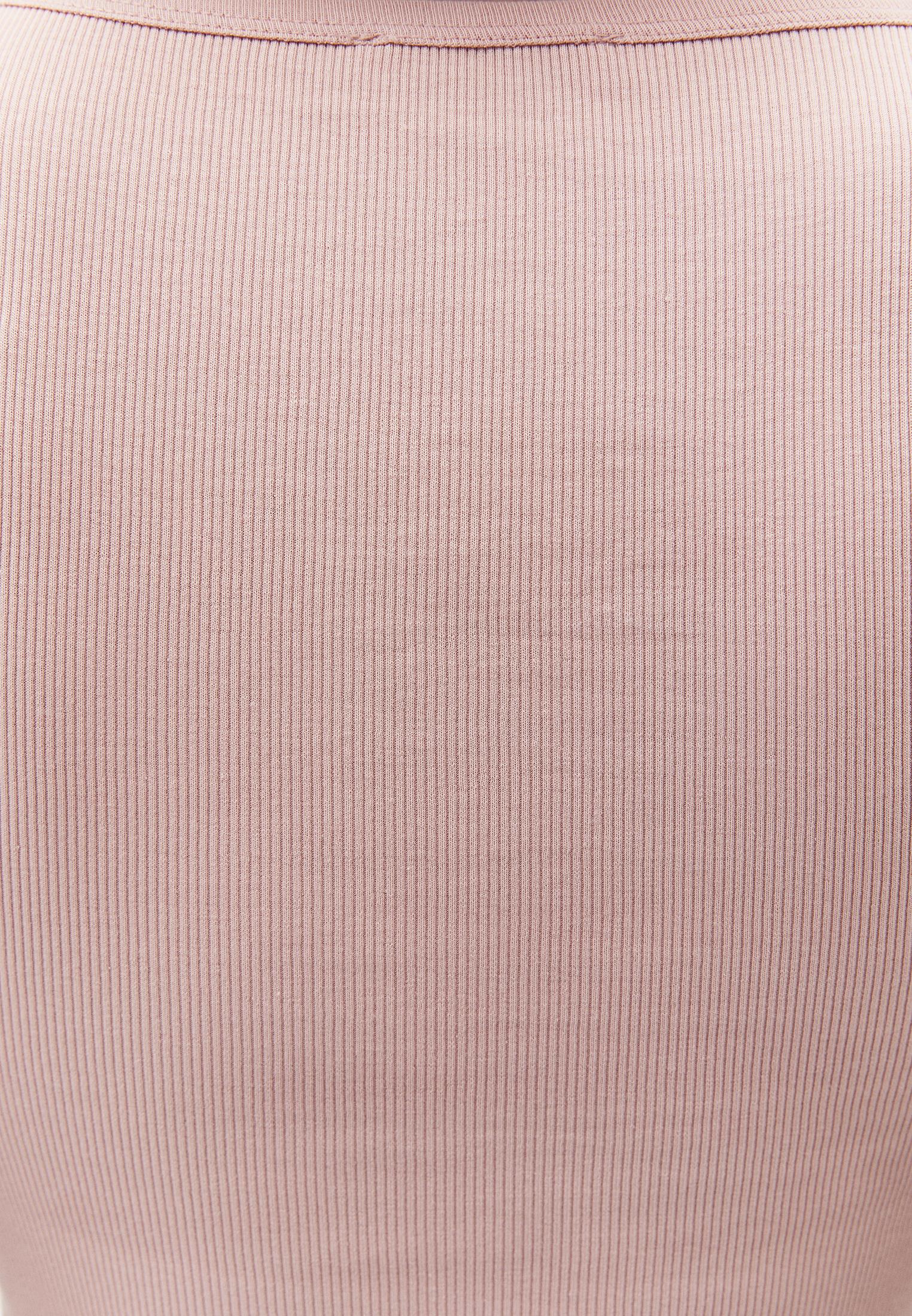 Square Neck Sleeveless Women's Tank Top - MISTY ROSE