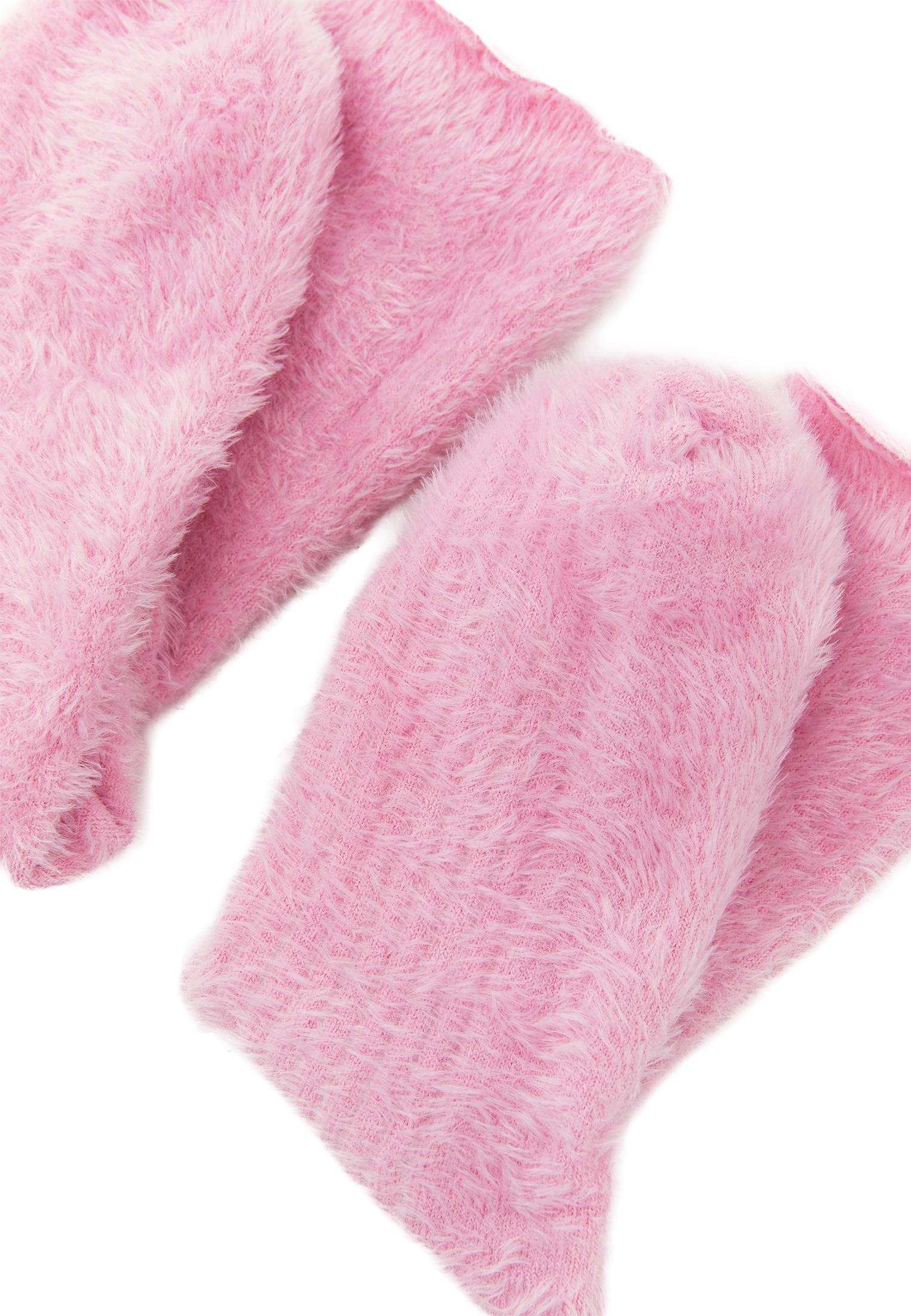 Fashion Women Accessory Winter Socks - MISTY ROSE
