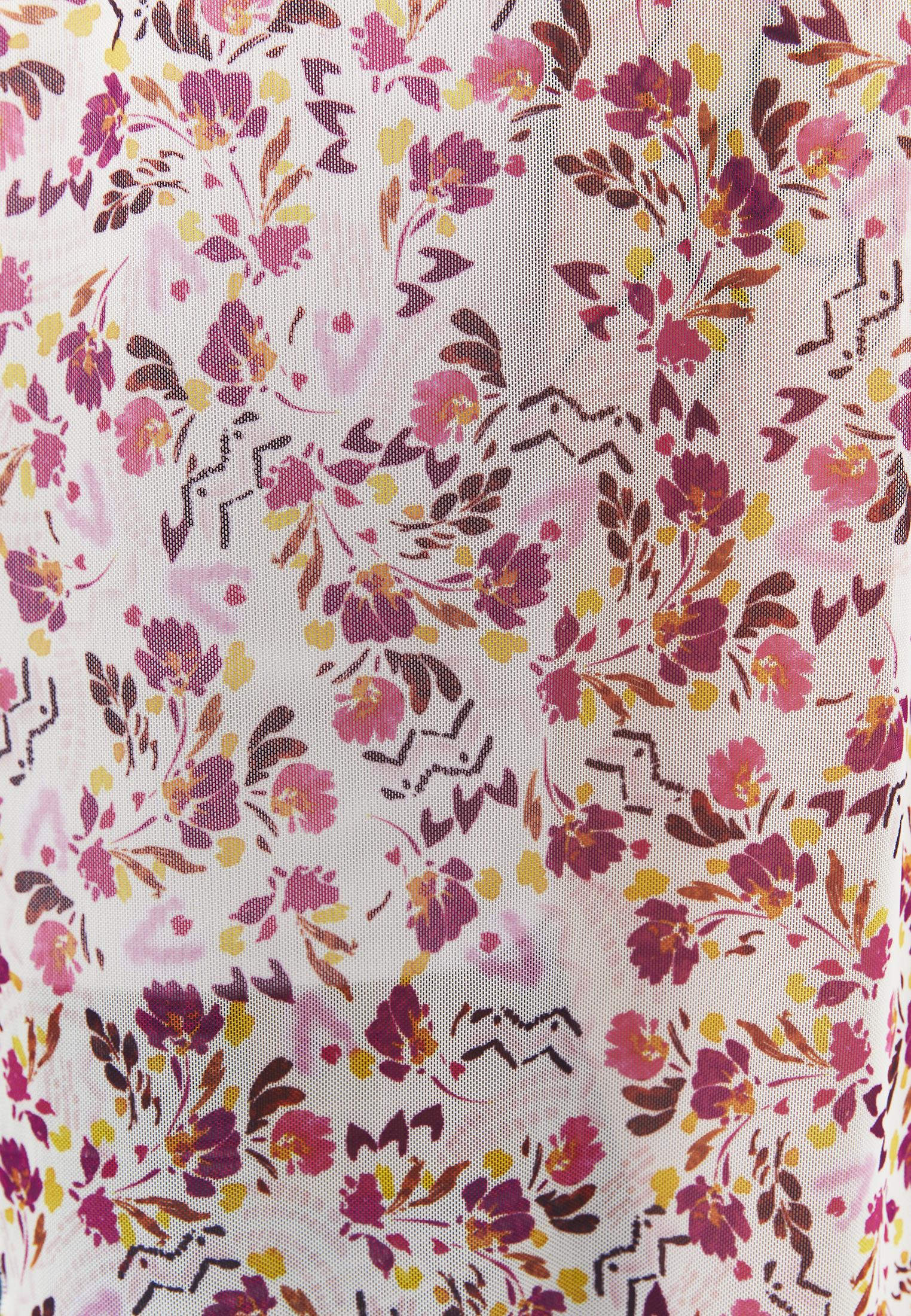 Kimono With Ruffle Details And Bateau Neck - MIX COMB