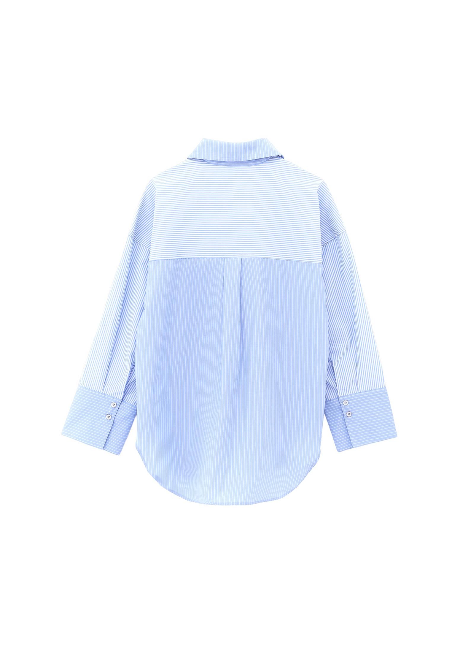 Oversize Striped Shirt - MIX STRIPED COMB