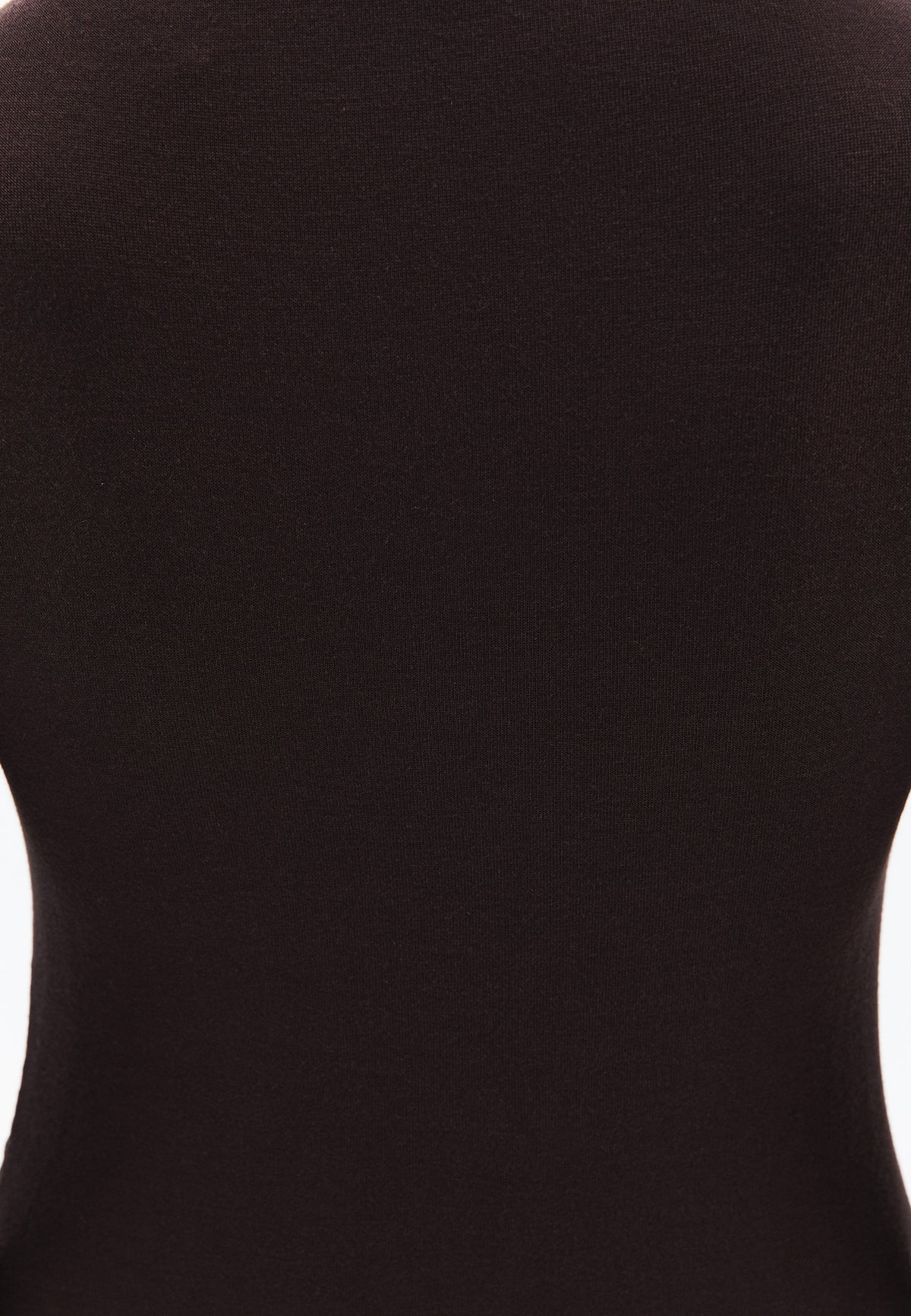 Ruched Long Sleeve High Neck Bodycon T-Shirt - MOLE