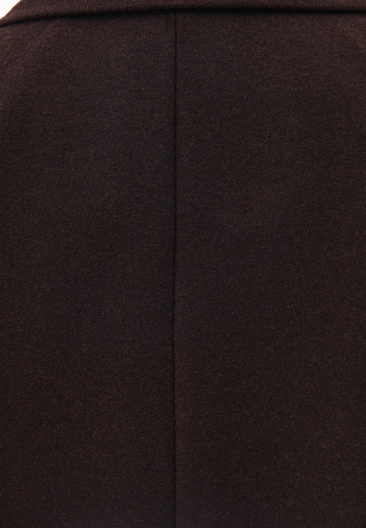 Long Double Breasted Pocket Detail Coat - MOLE