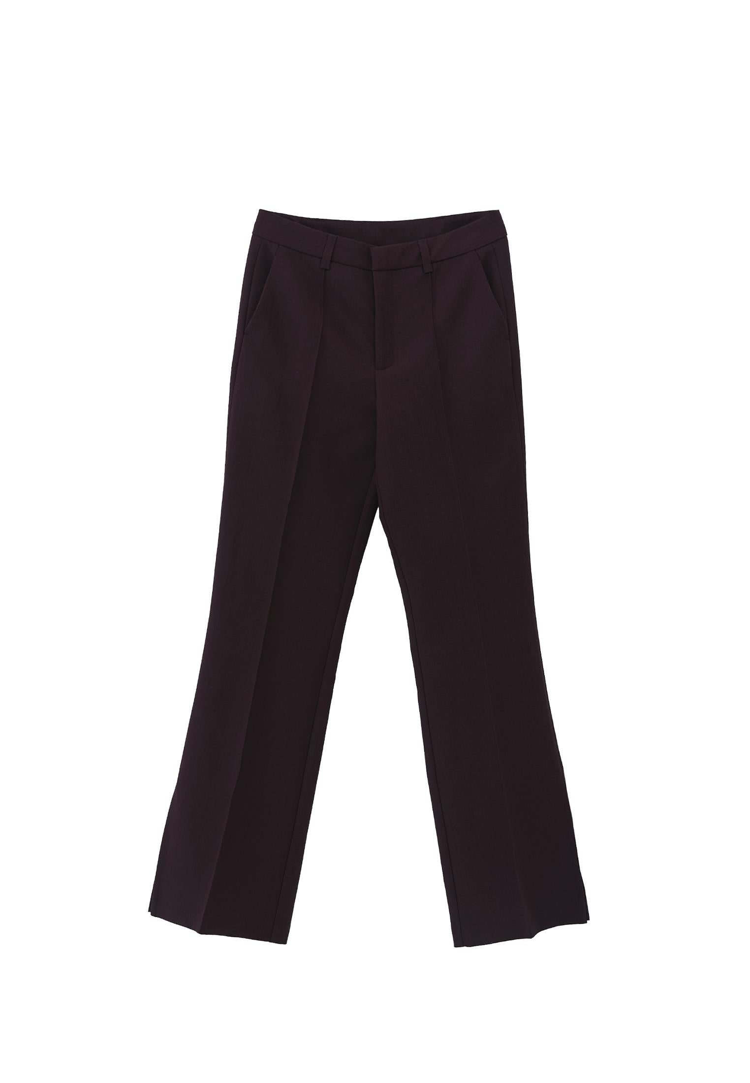 High Waist Straight Leg Pants - MOLE
