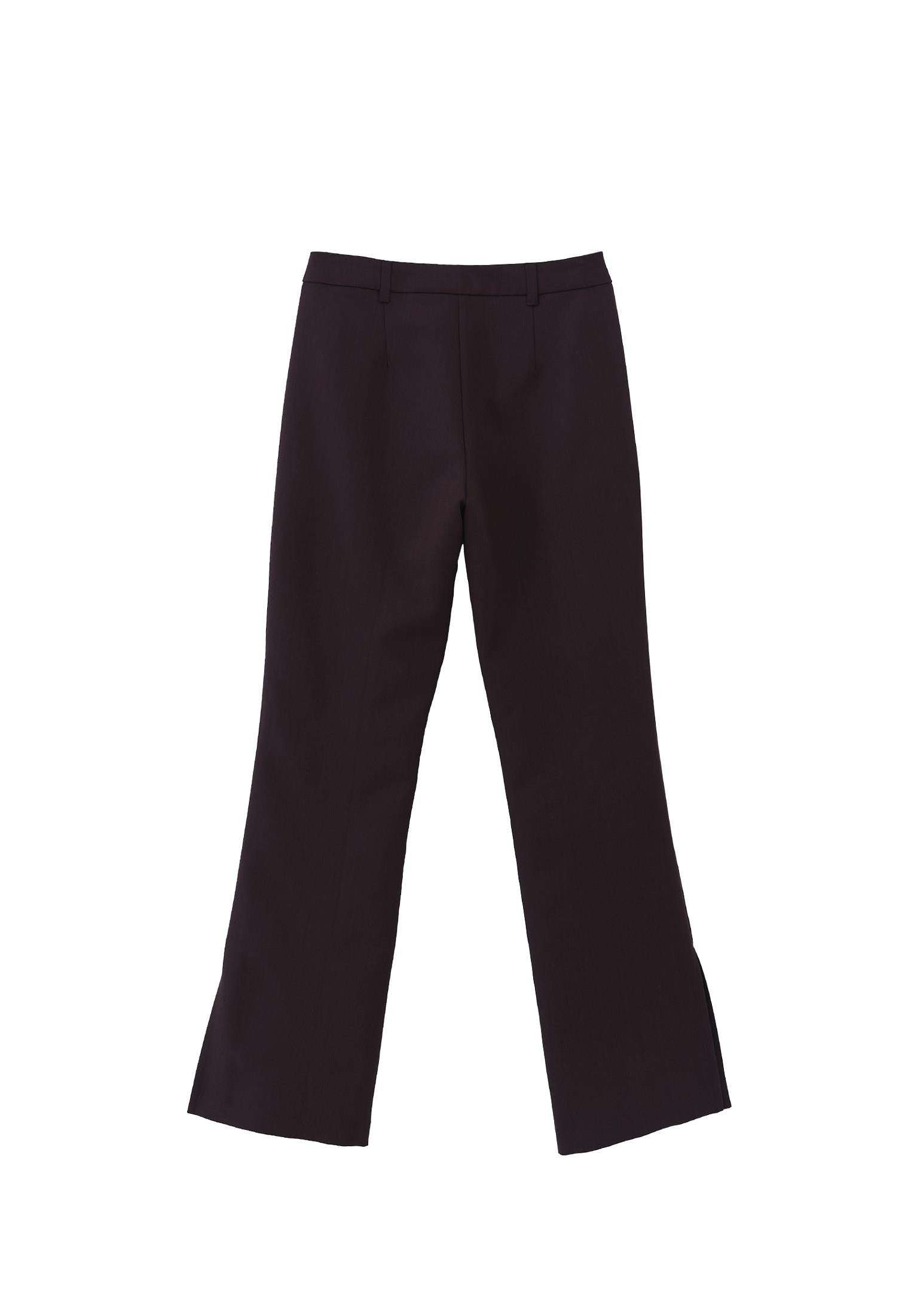 High Waist Straight Leg Pants - MOLE