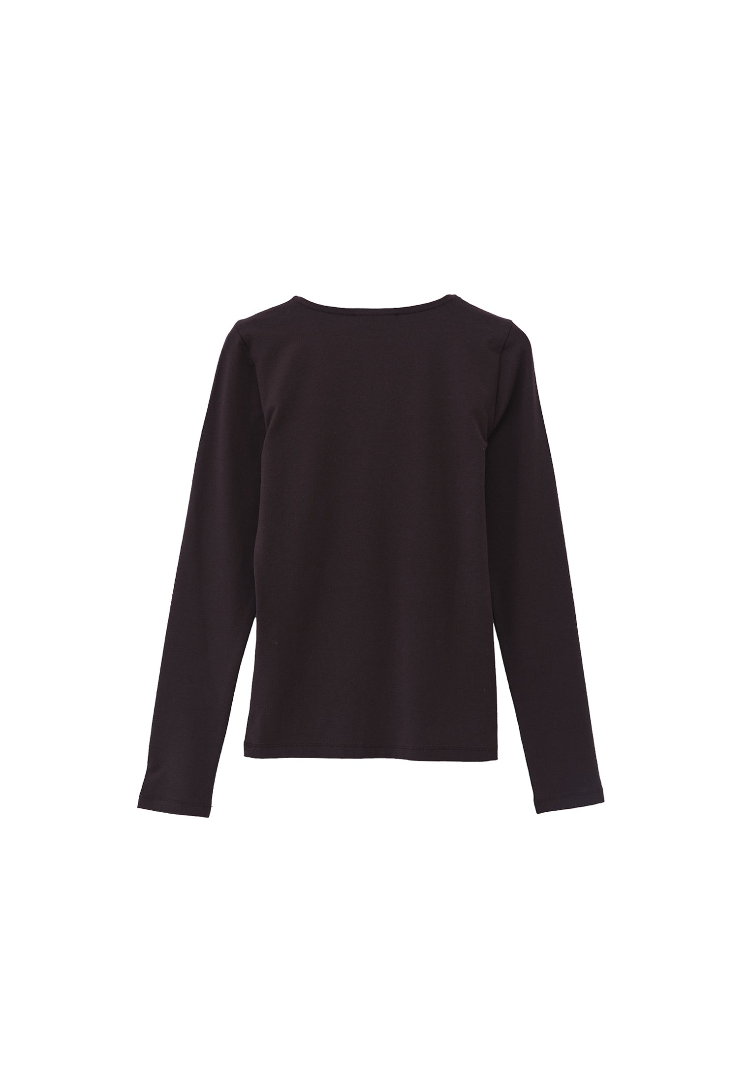 V Neck Long Sleeve T-Shirt - MOLE