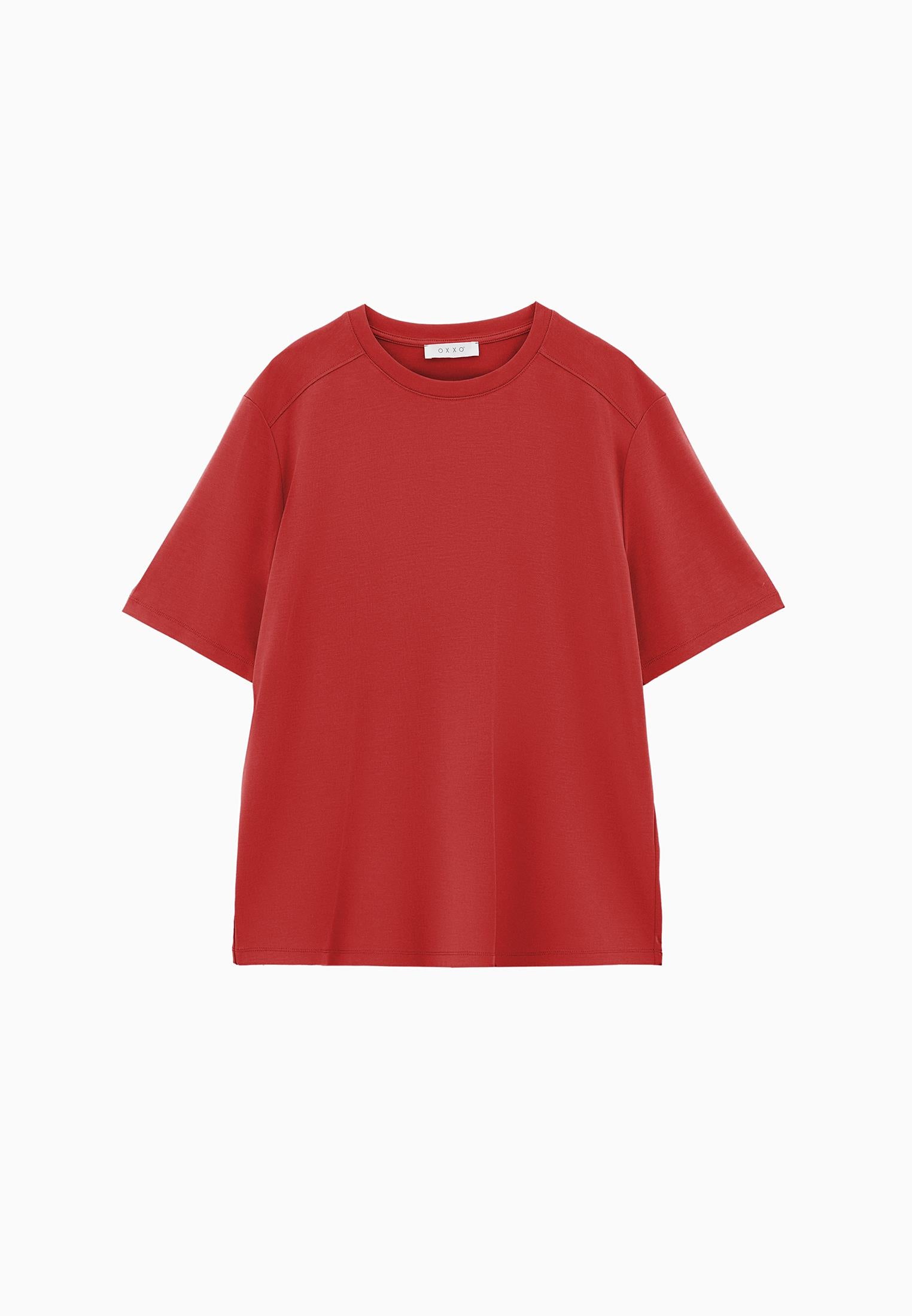 Oversize Modal Tunic - MOLTEN LAVA