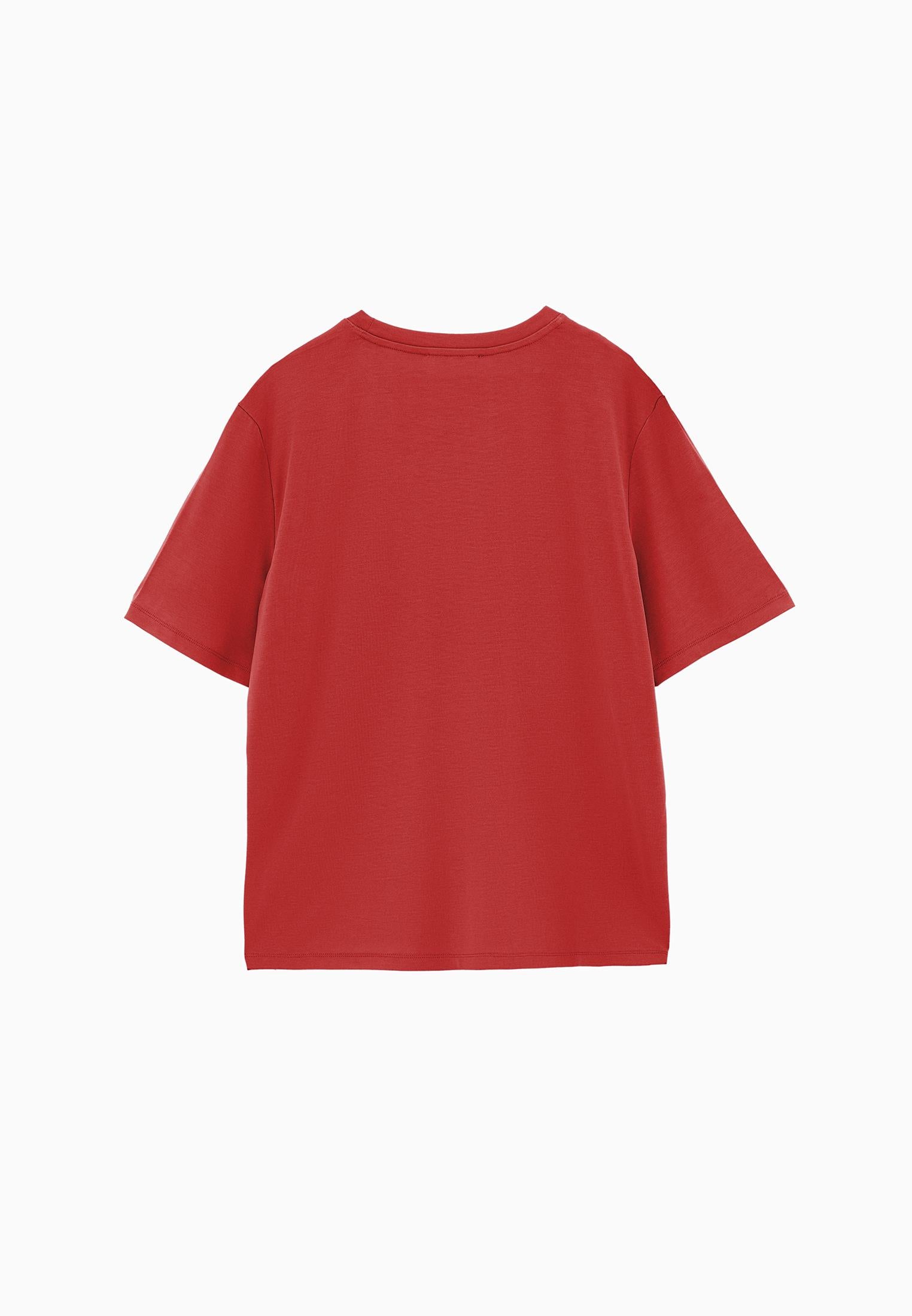 Oversize Modal Tunic - MOLTEN LAVA