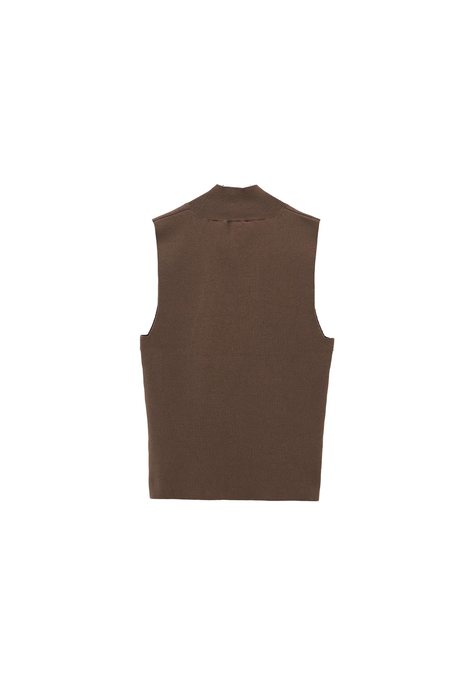 High Neck Tank Top - MOREL