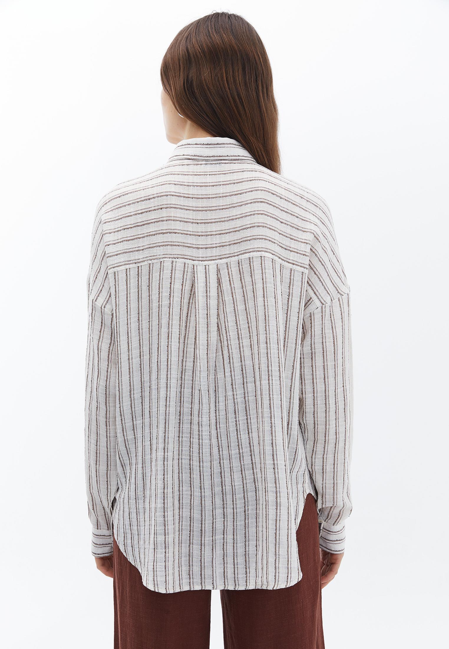 Oversize Shirt - MYRISTICA STRIPE