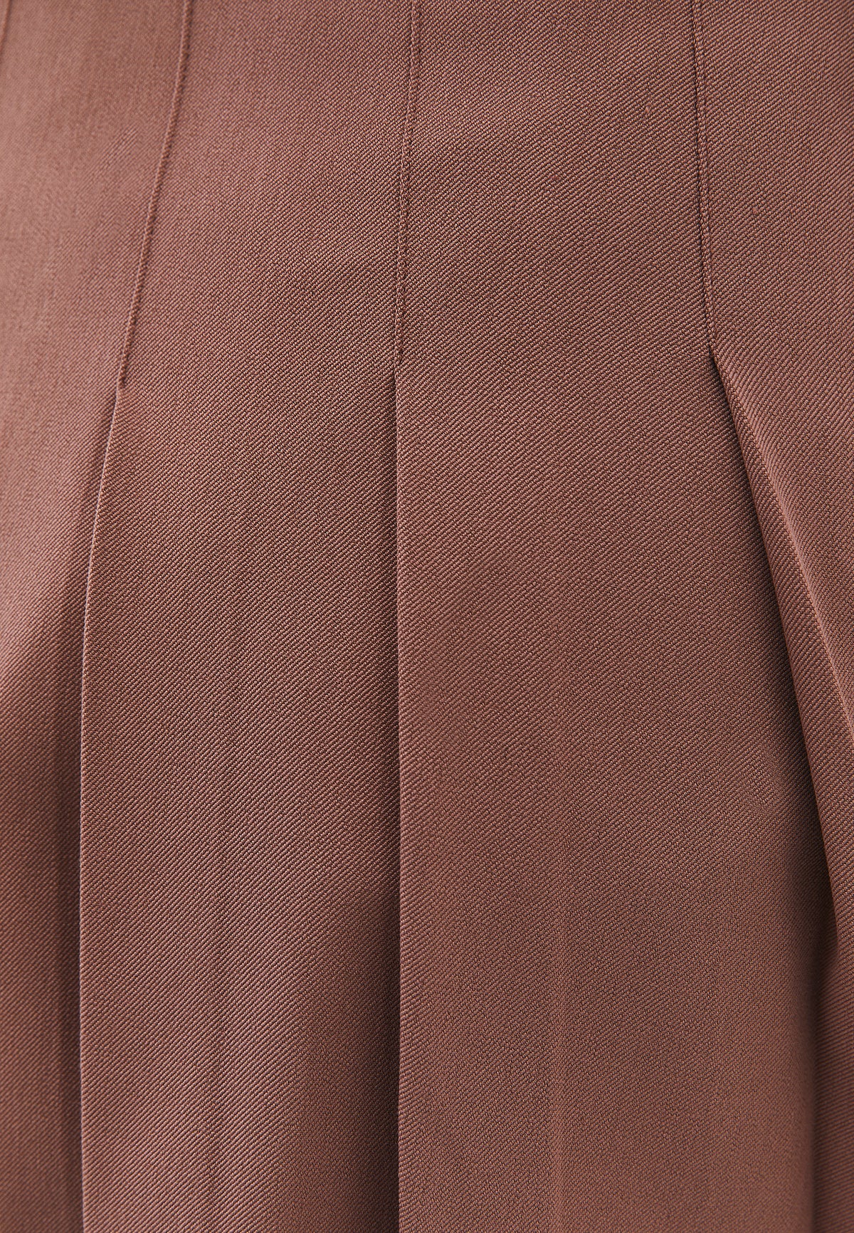 Short Skirt With Pleat Details - MYRISTICA