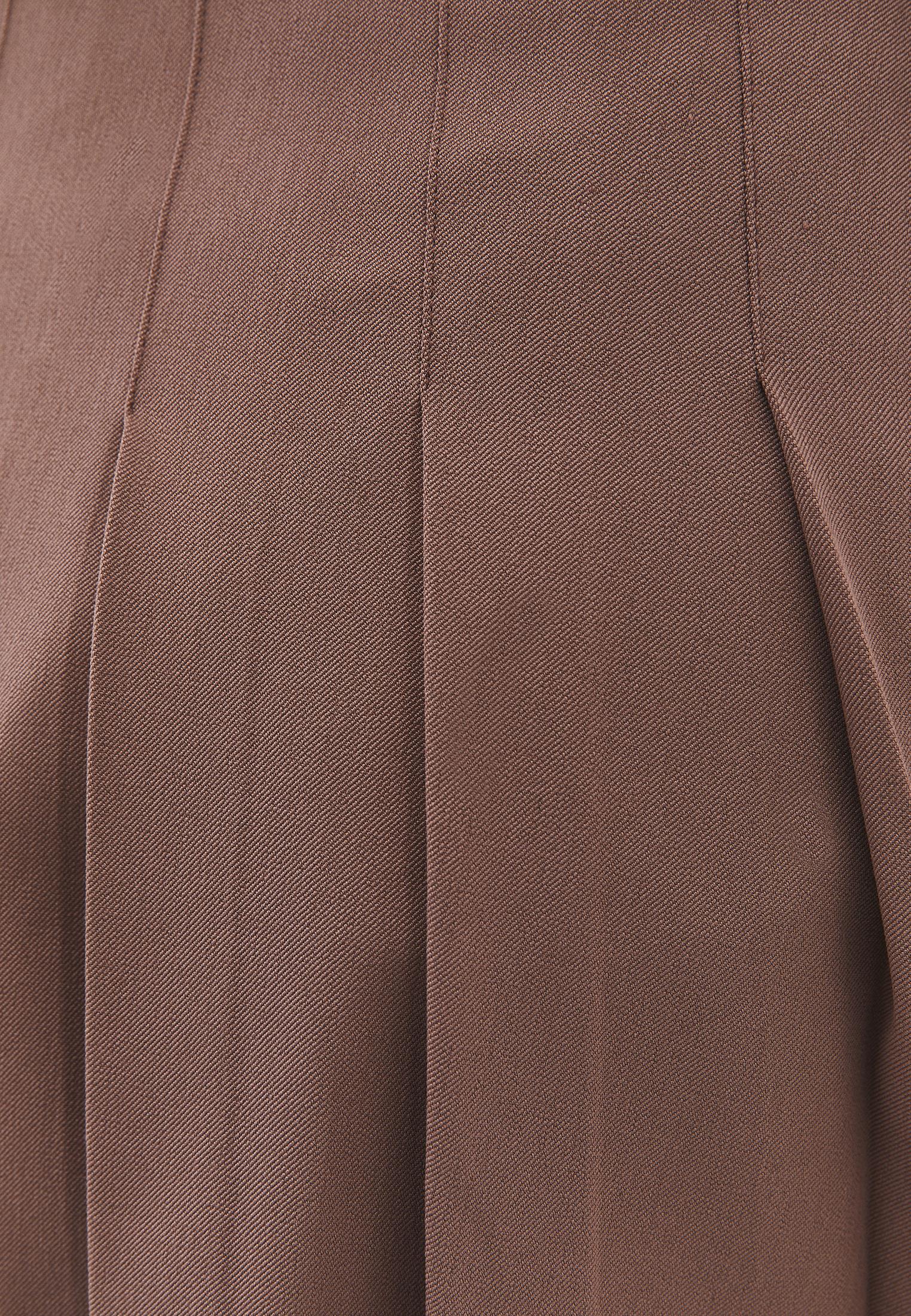 Short Skirt With Pleat Details - MYRISTICA
