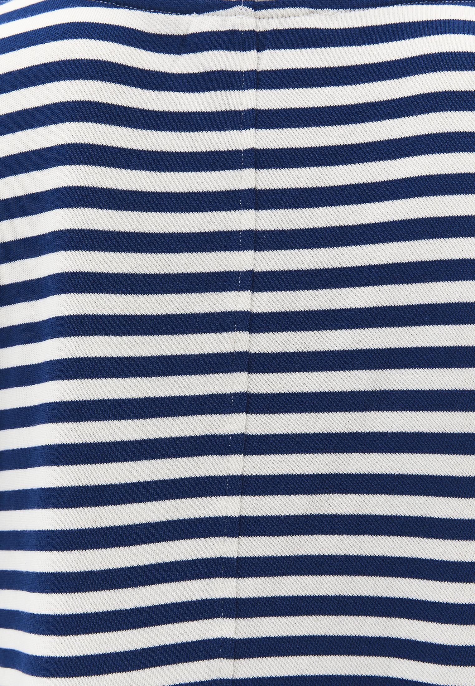 Boat Neck Striped Sleeveless T-Shirt - NAVY PEONY STRIPE