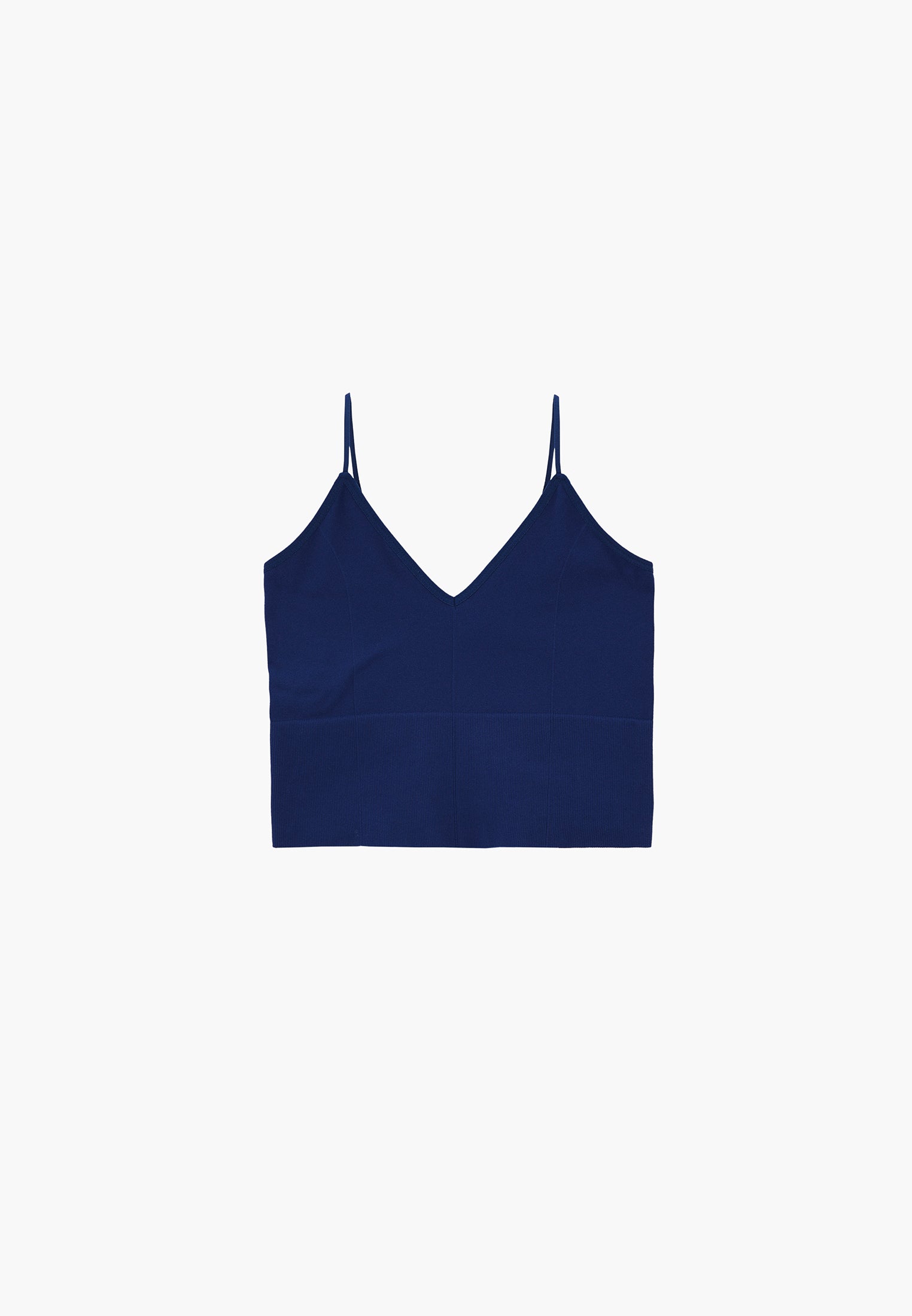 V Neck Tank Top - NAVY PEONY