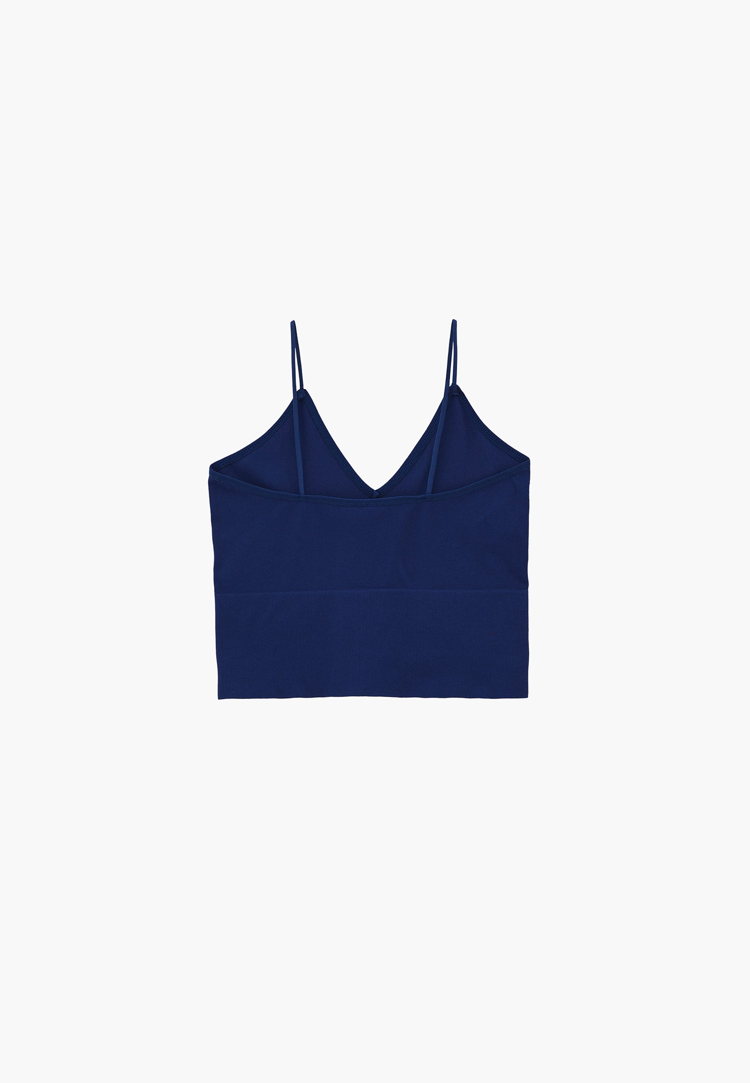 V Neck Tank Top - NAVY PEONY