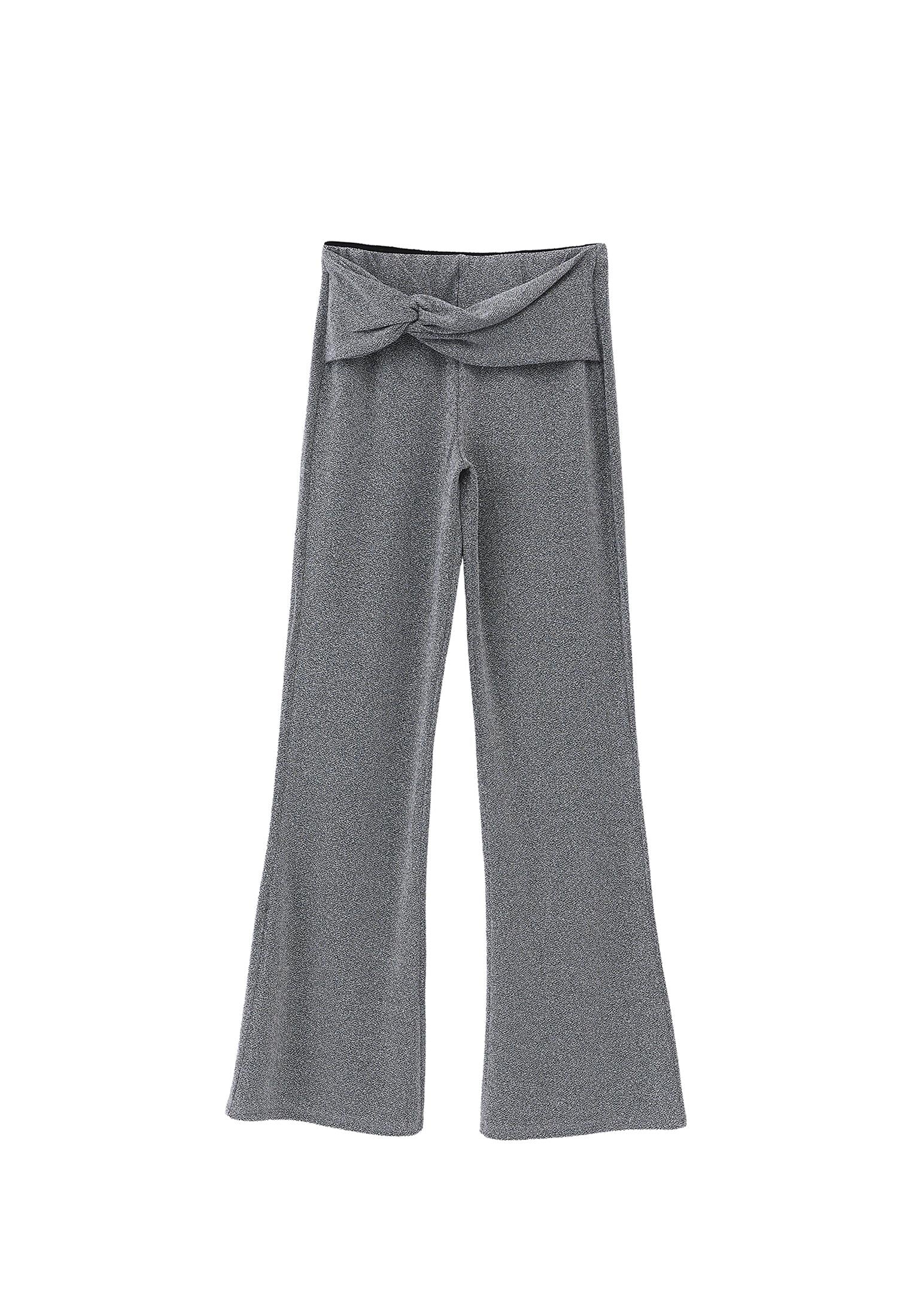 Spanish Flare High Waist Pants - NIGHT OWL