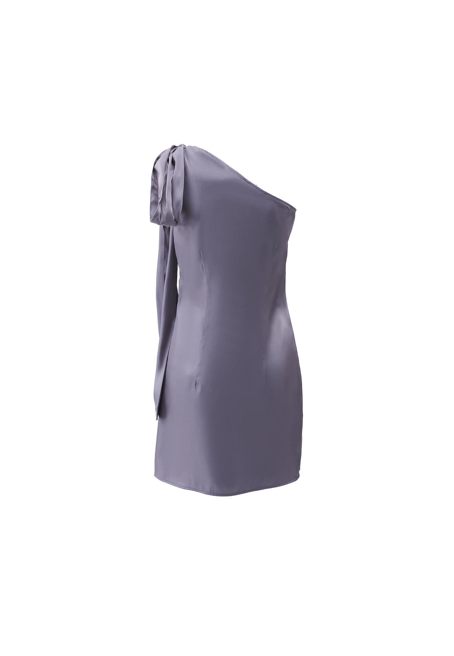Asymmetric Short Dress - NIGHT OWL