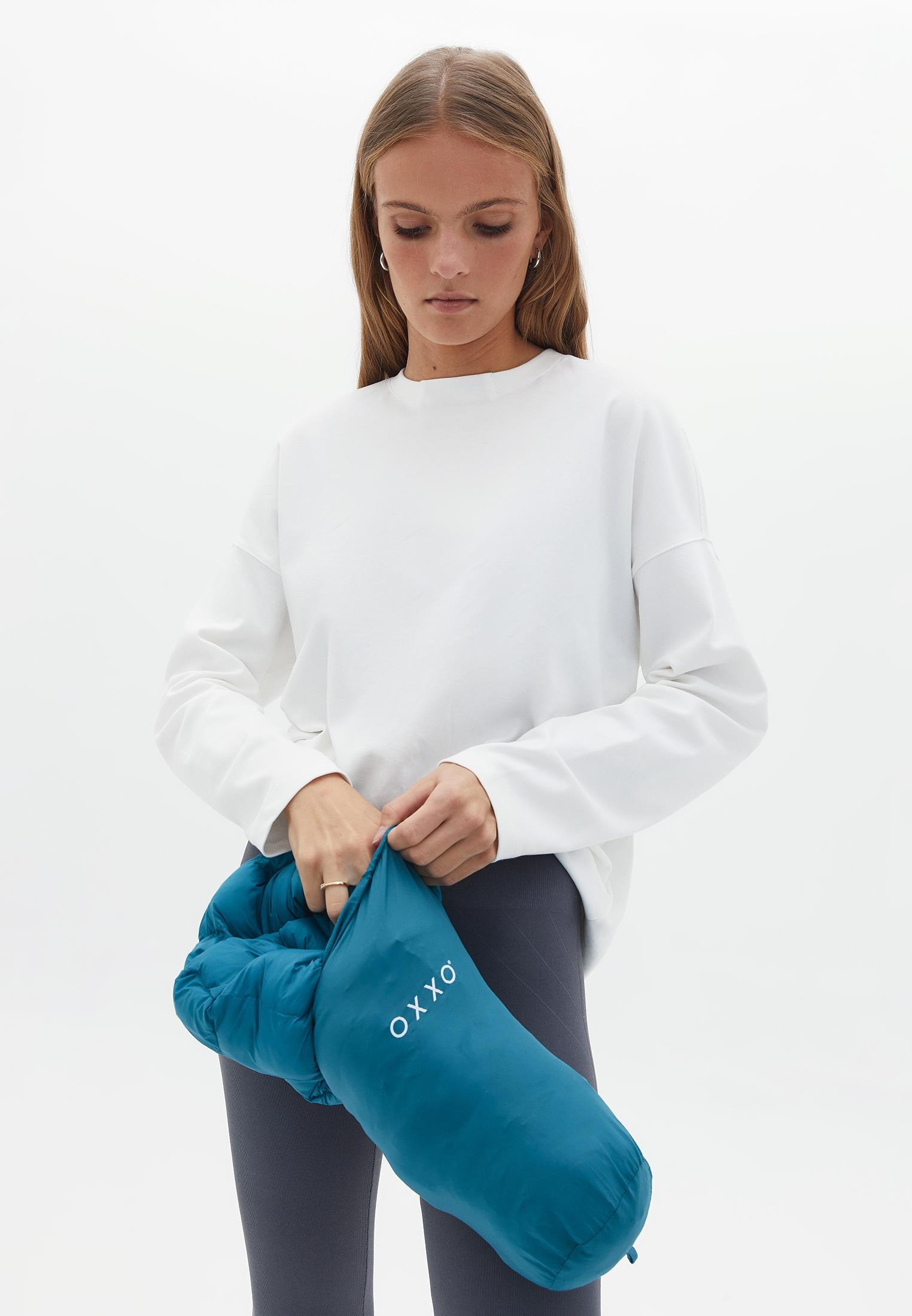 Raglan Sleeve And Hooded Long Sleeve Coat - OCEAN DEPTHS