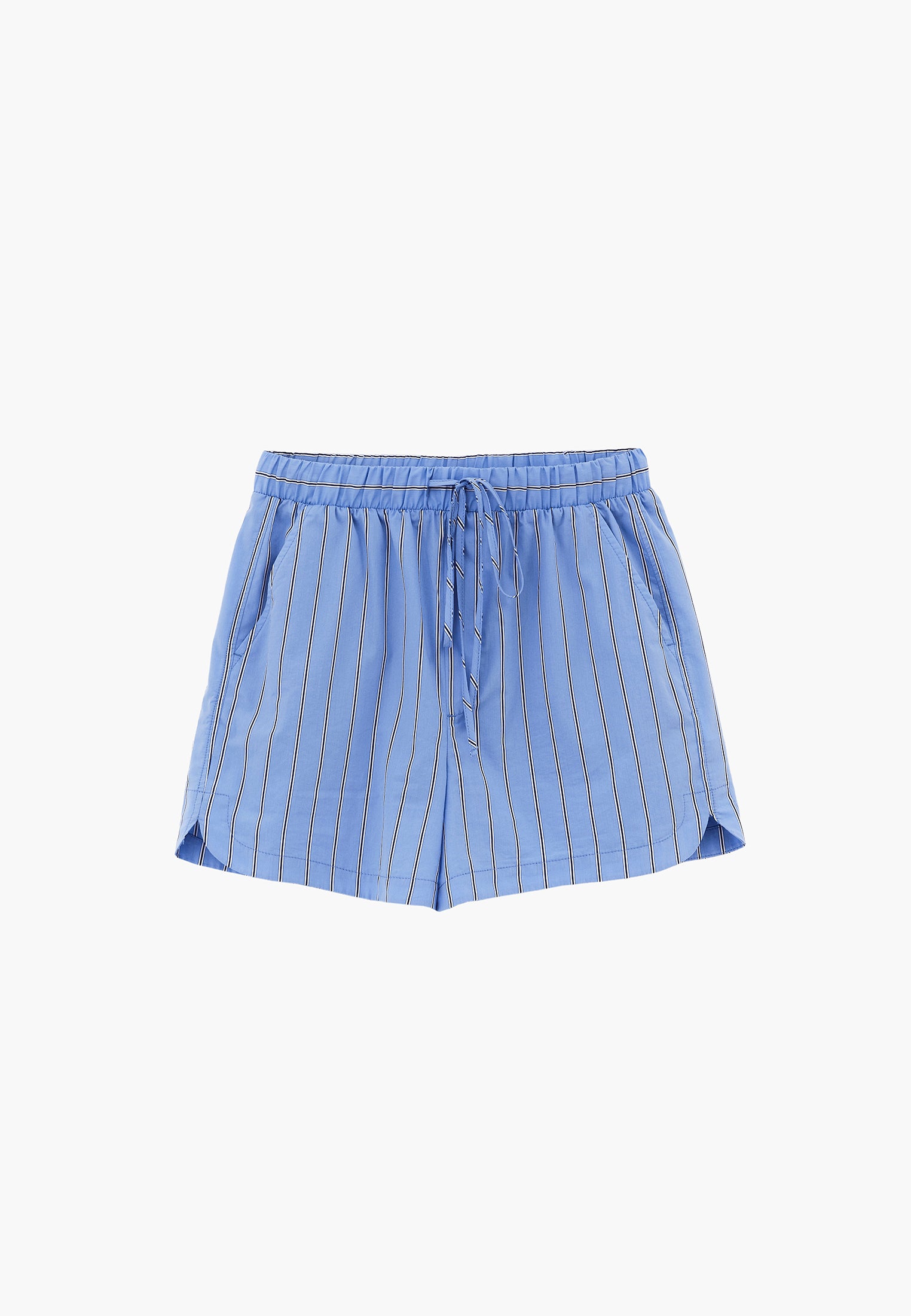 Ultra High Waist Elastic Shorts - OPEN AIR STRIPE