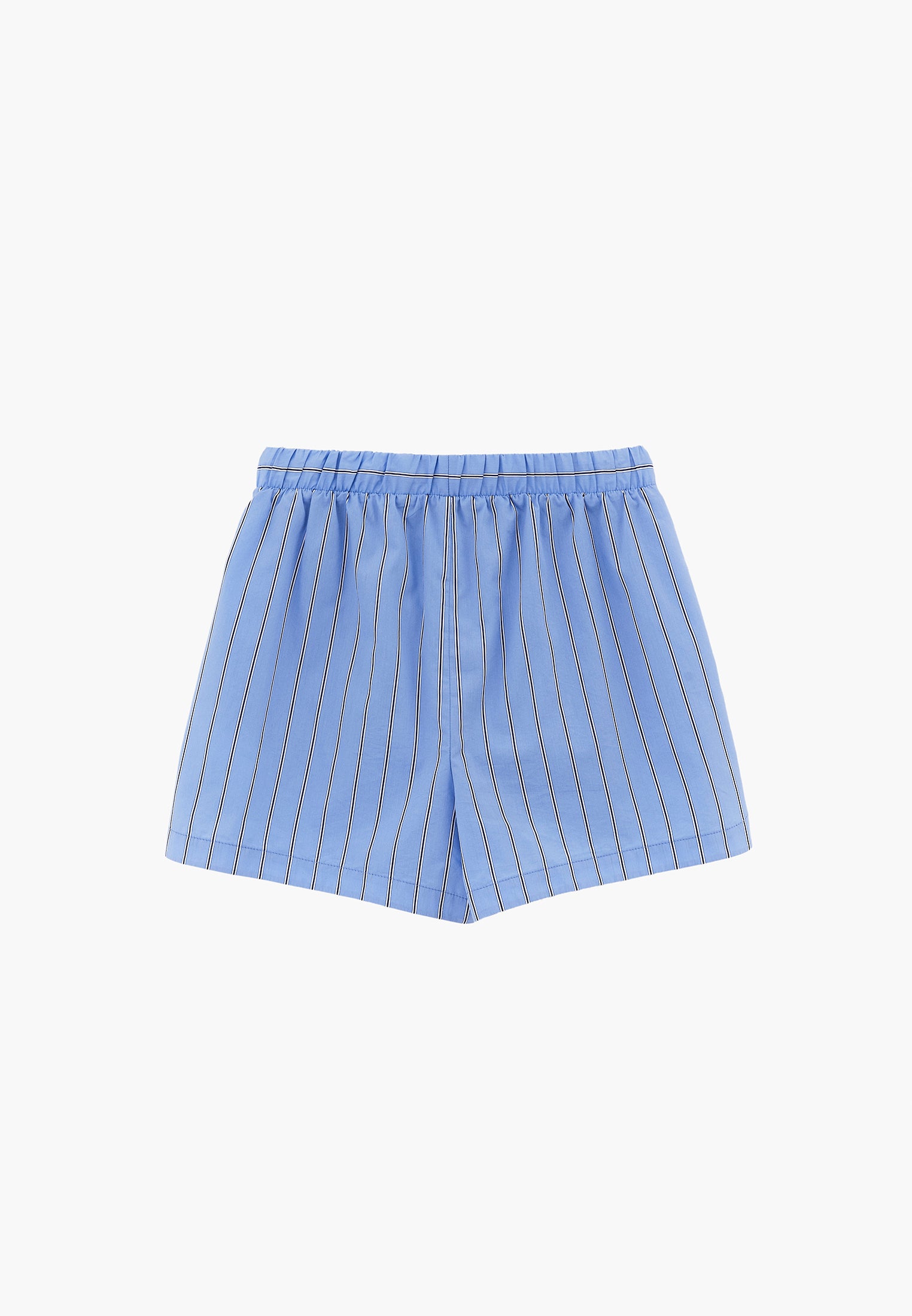 Ultra High Waist Elastic Shorts - OPEN AIR STRIPE
