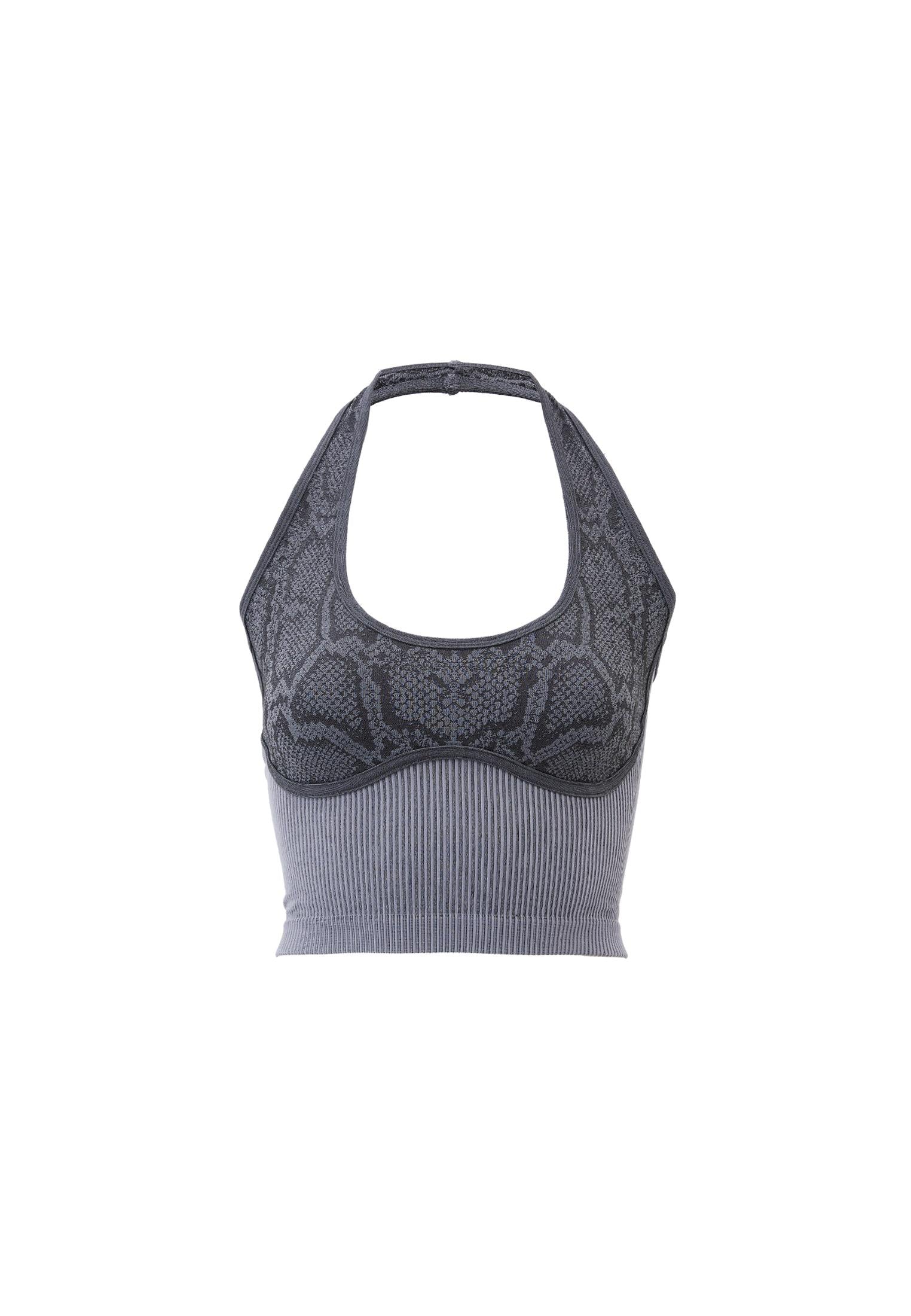 High Neck Tank Top - PEARL ANIMAL COMB