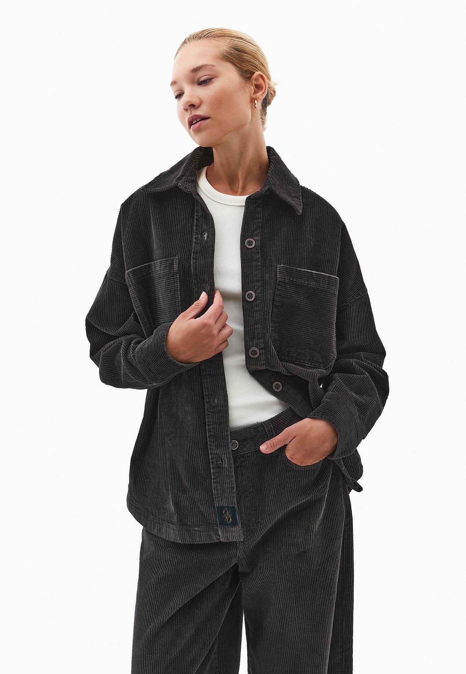 Cotton Oversize Shirt - PEAT