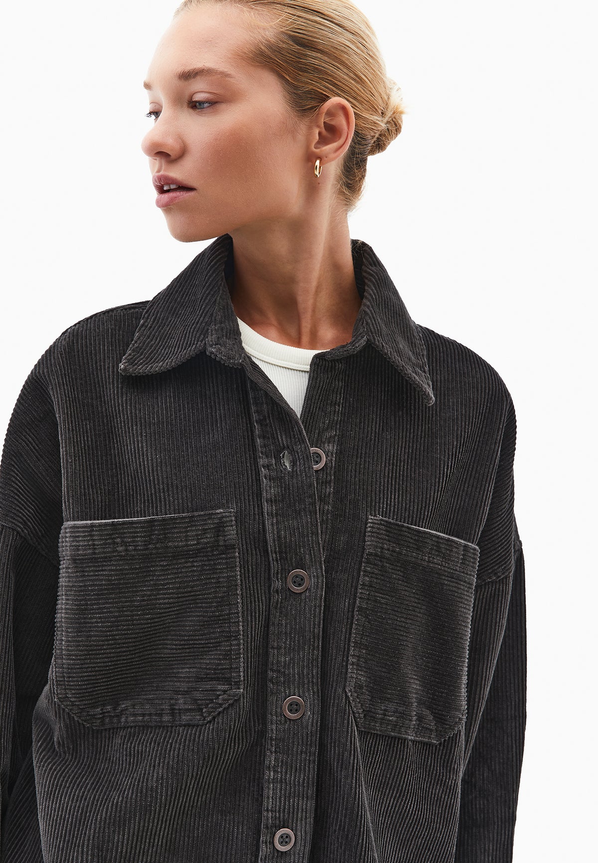 Cotton Oversize Shirt - PEAT