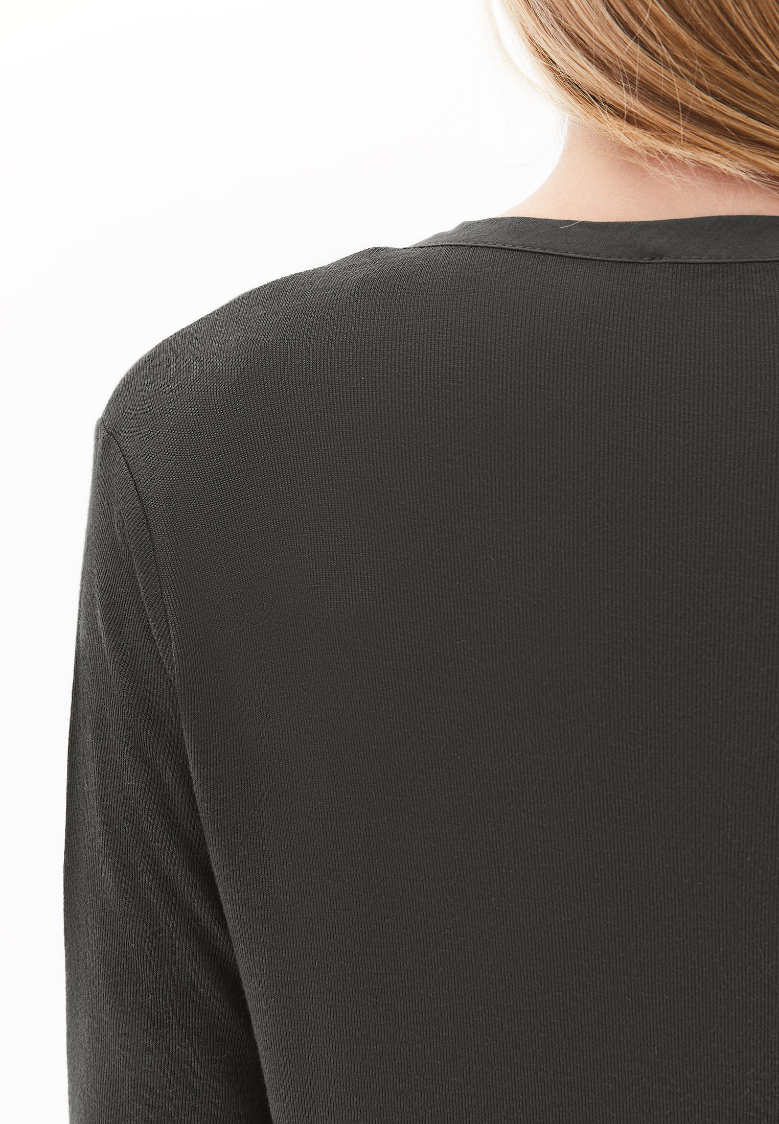 Polo Collar Buttoned T-Shirt - PEAT