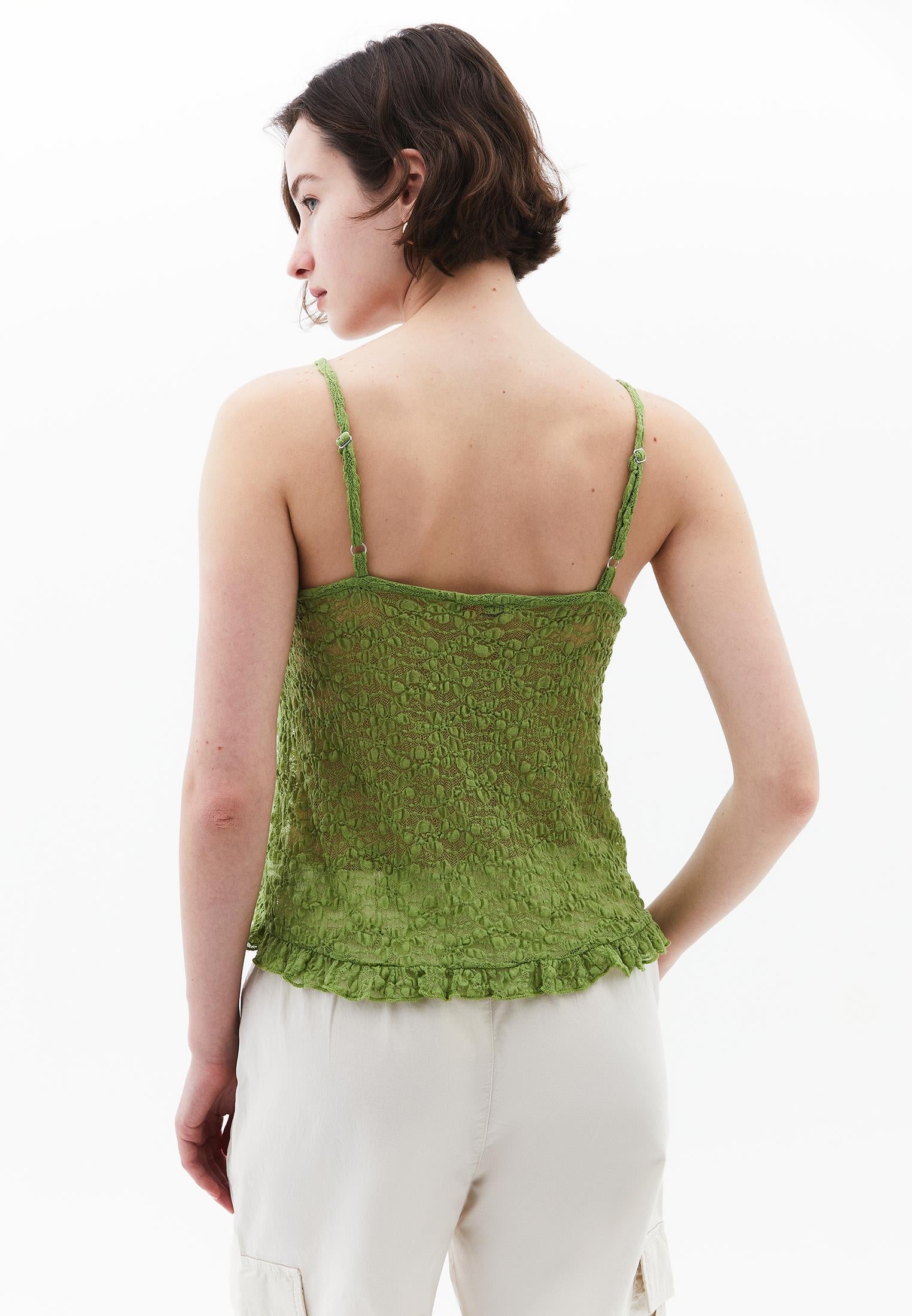 V-Neck Blouse - PERIDOT