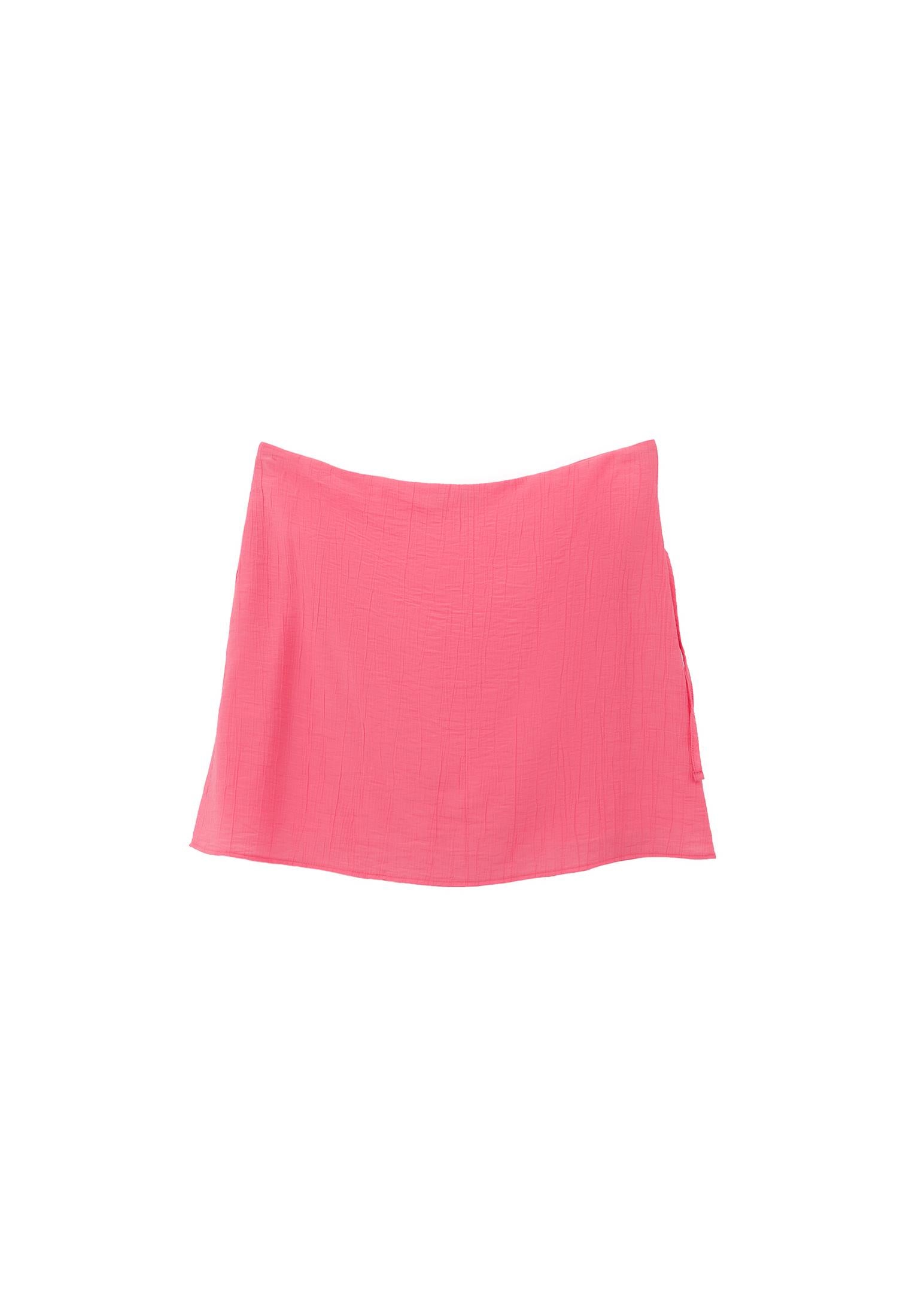 Normal Waist Slim Fit Short Skirt - PINK LEMONADE