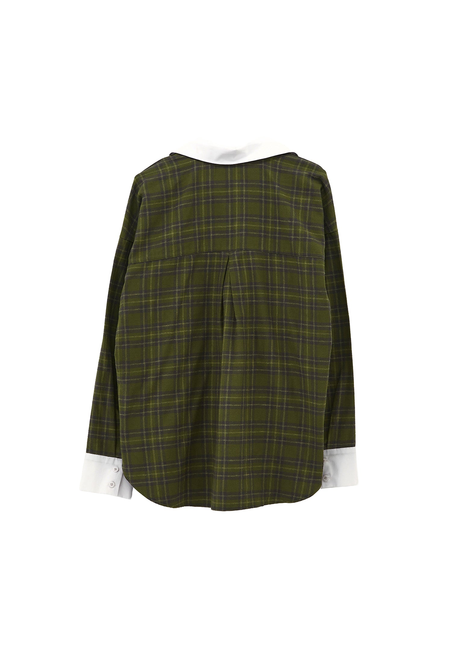 Buttoned Poplin Shirt - PLAID COMB