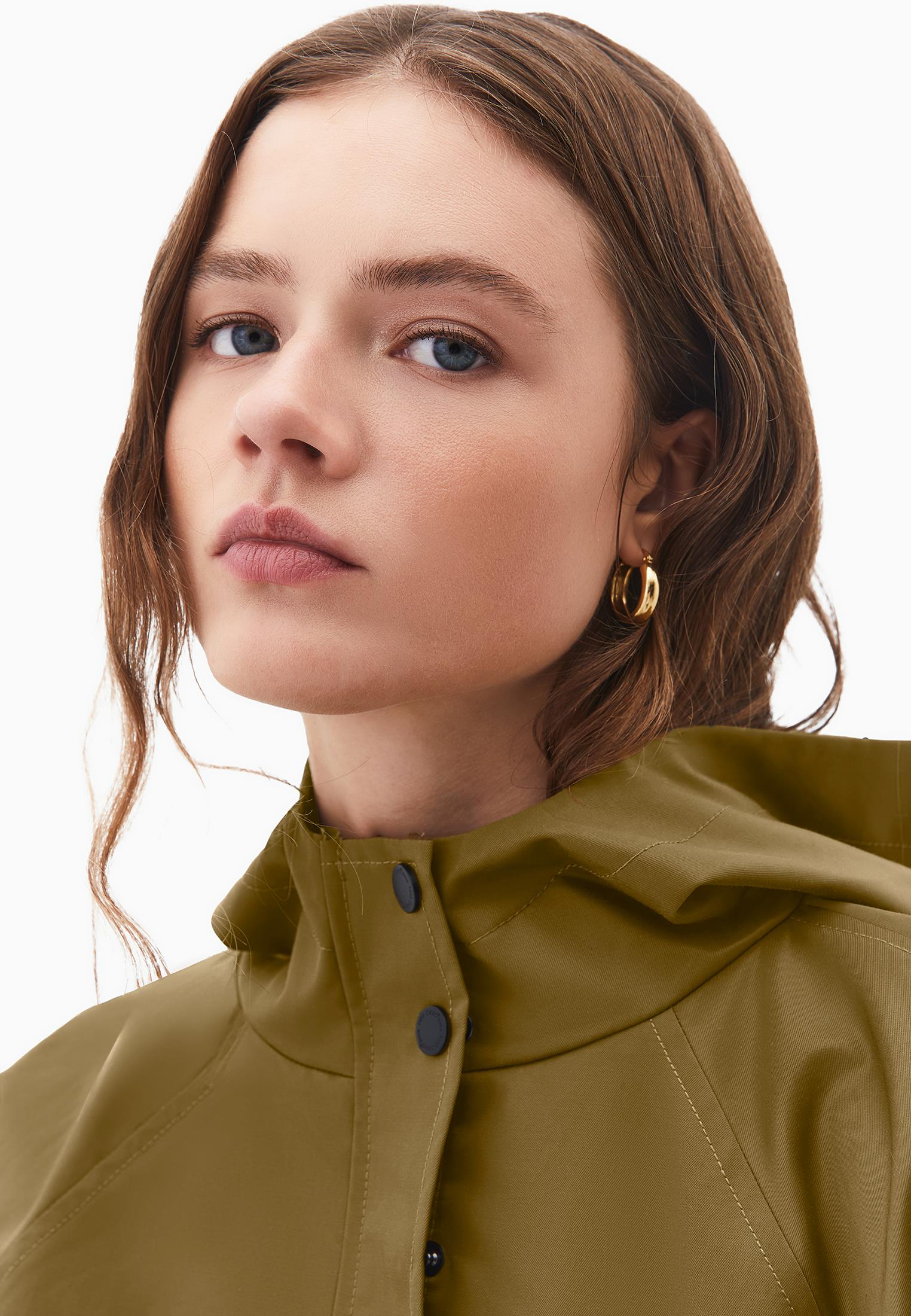 Hooded Midi Coat - PLANTATION