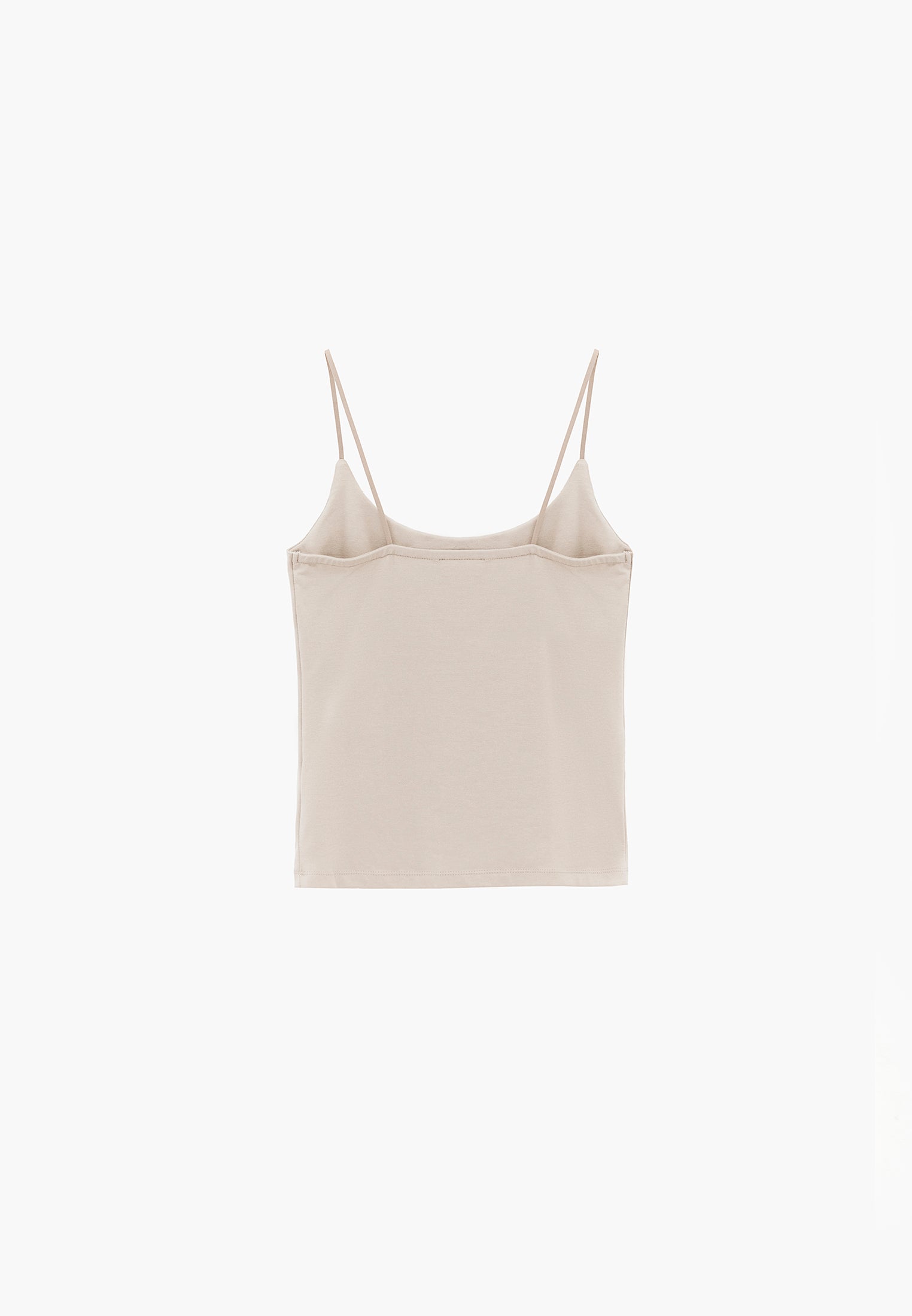 Bodycon Tank Top U Neck - PLAZA TAUPE