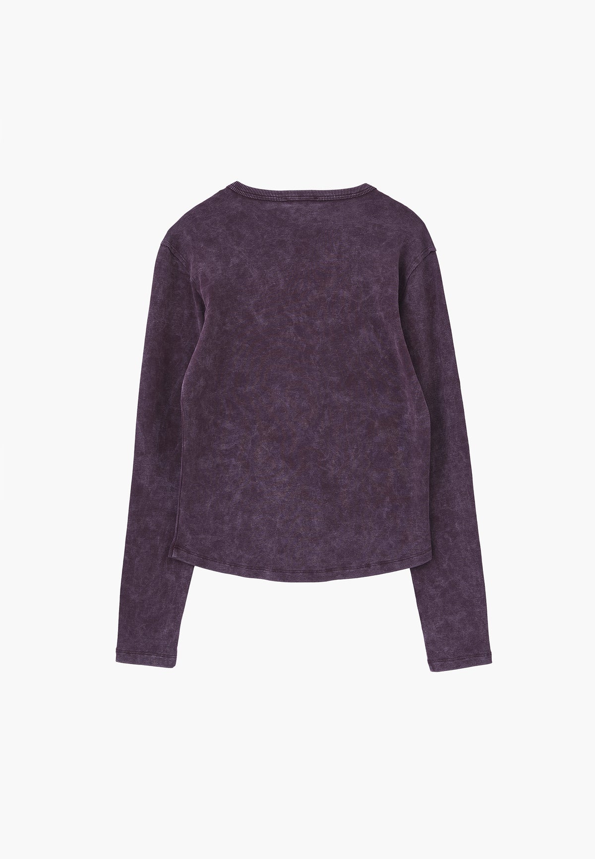 V-Neck Cut-Out Long Sleeve T-Shirt - PLUM PERFECT