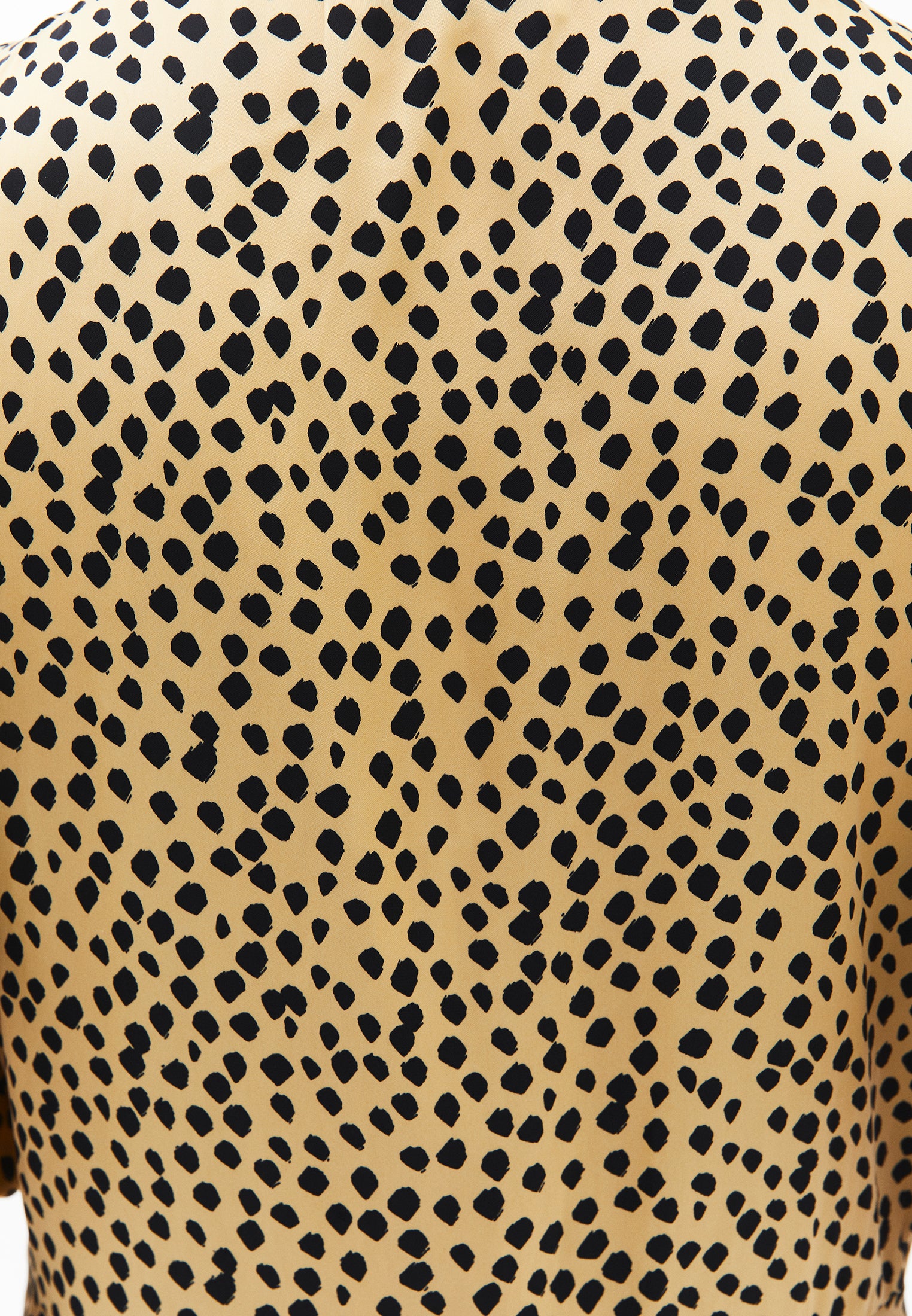 Ruffle Detailed Maxi Dress - POLKA DOT COMB