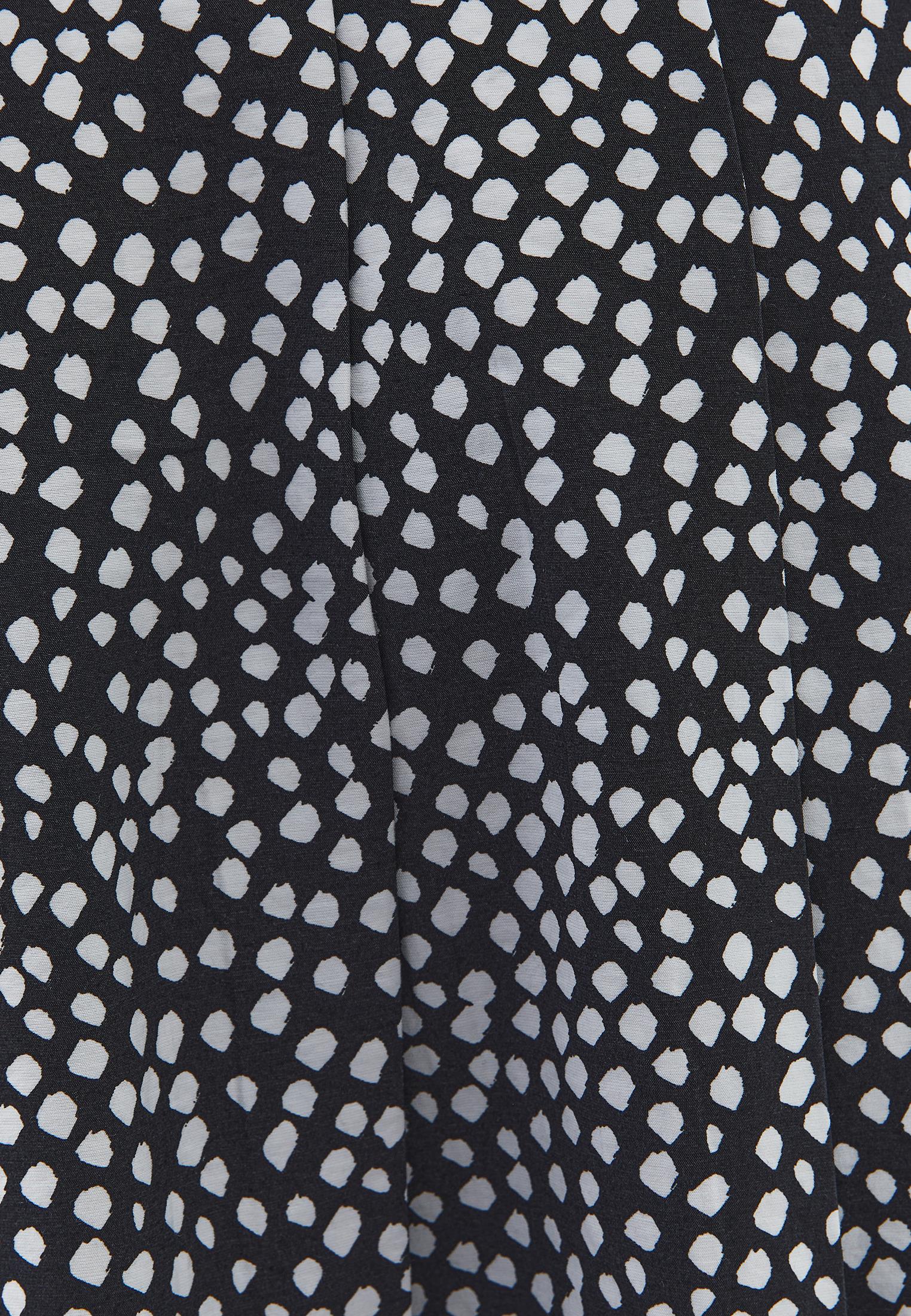 Balloon Form Midi Skirt - POLKA DOT