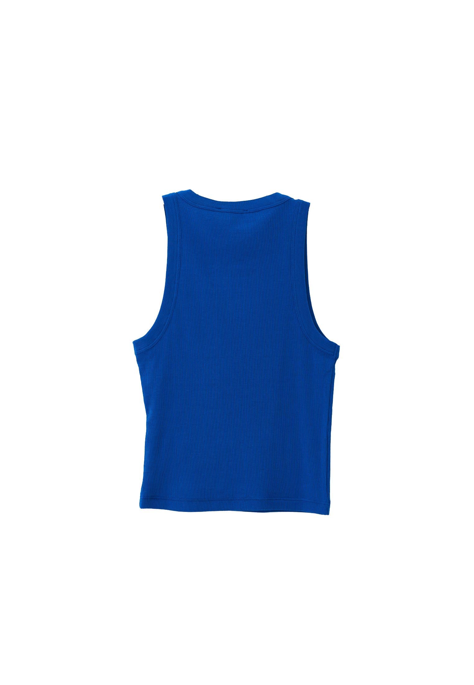 Halter Neck Sleeveless Tank - PRINCESS BLUE