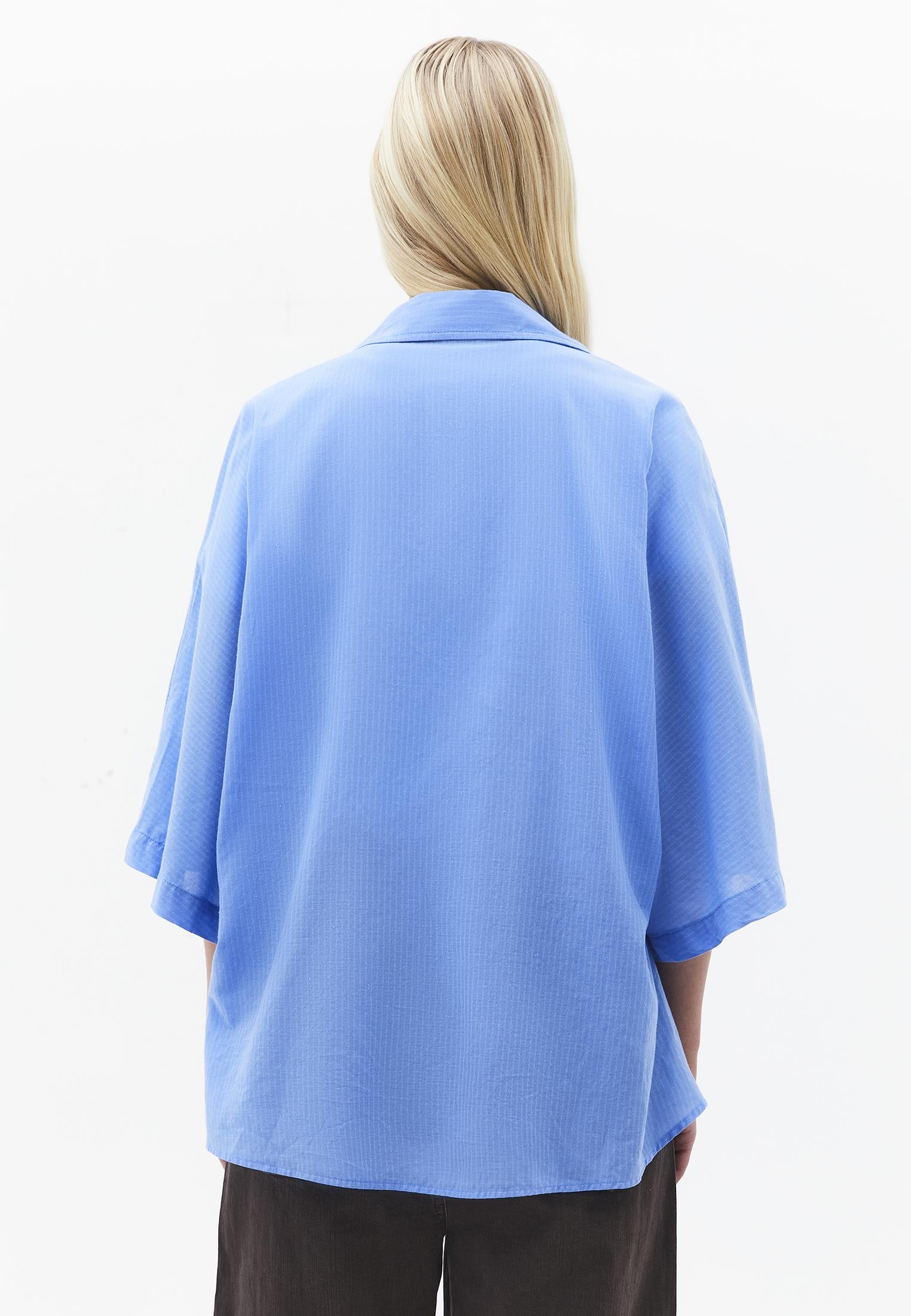 Oversize Shirt With Pocket Detail - PROVENCE