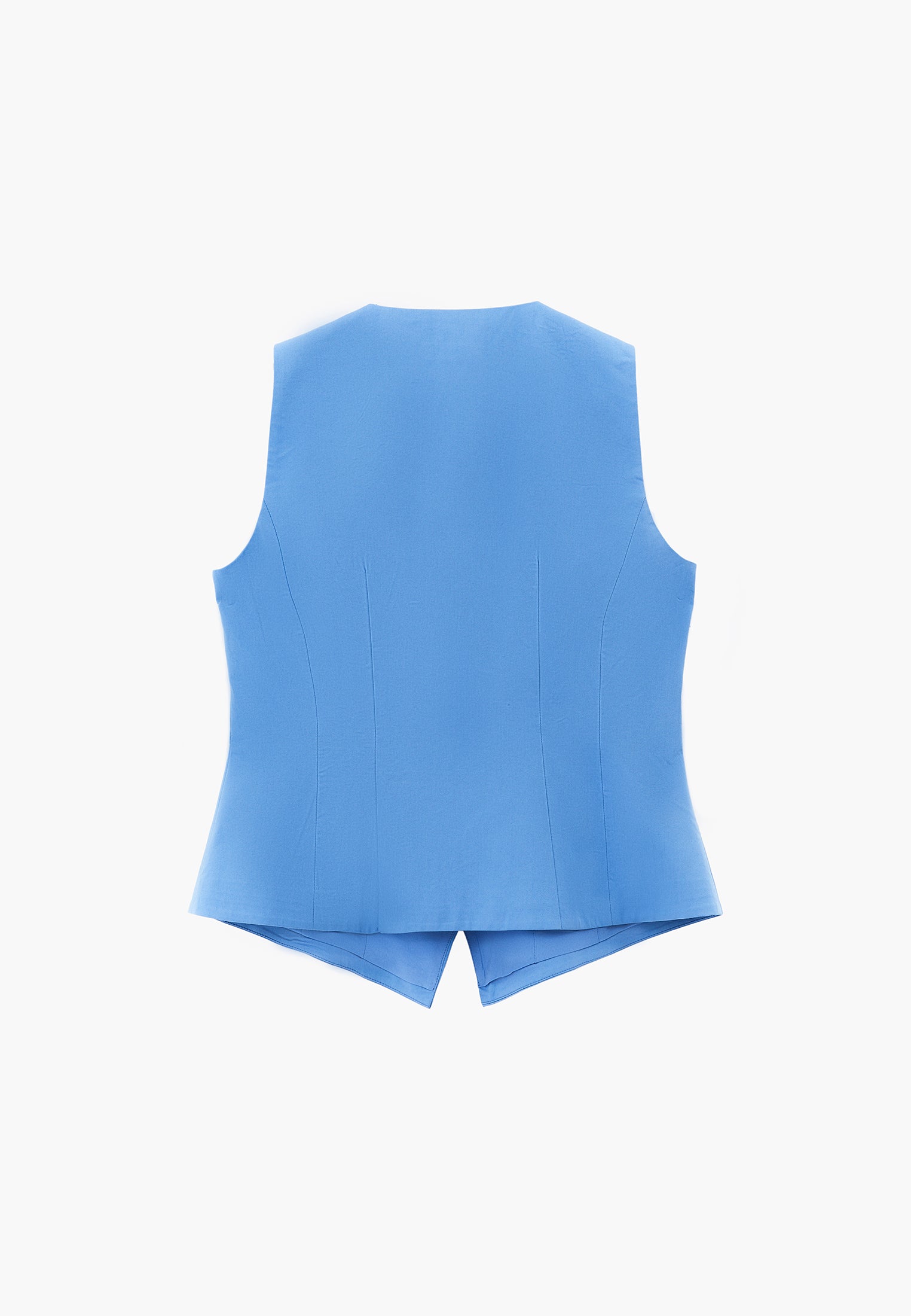 V Neck Button Detailed Sleeveless Vest - PROVENCE