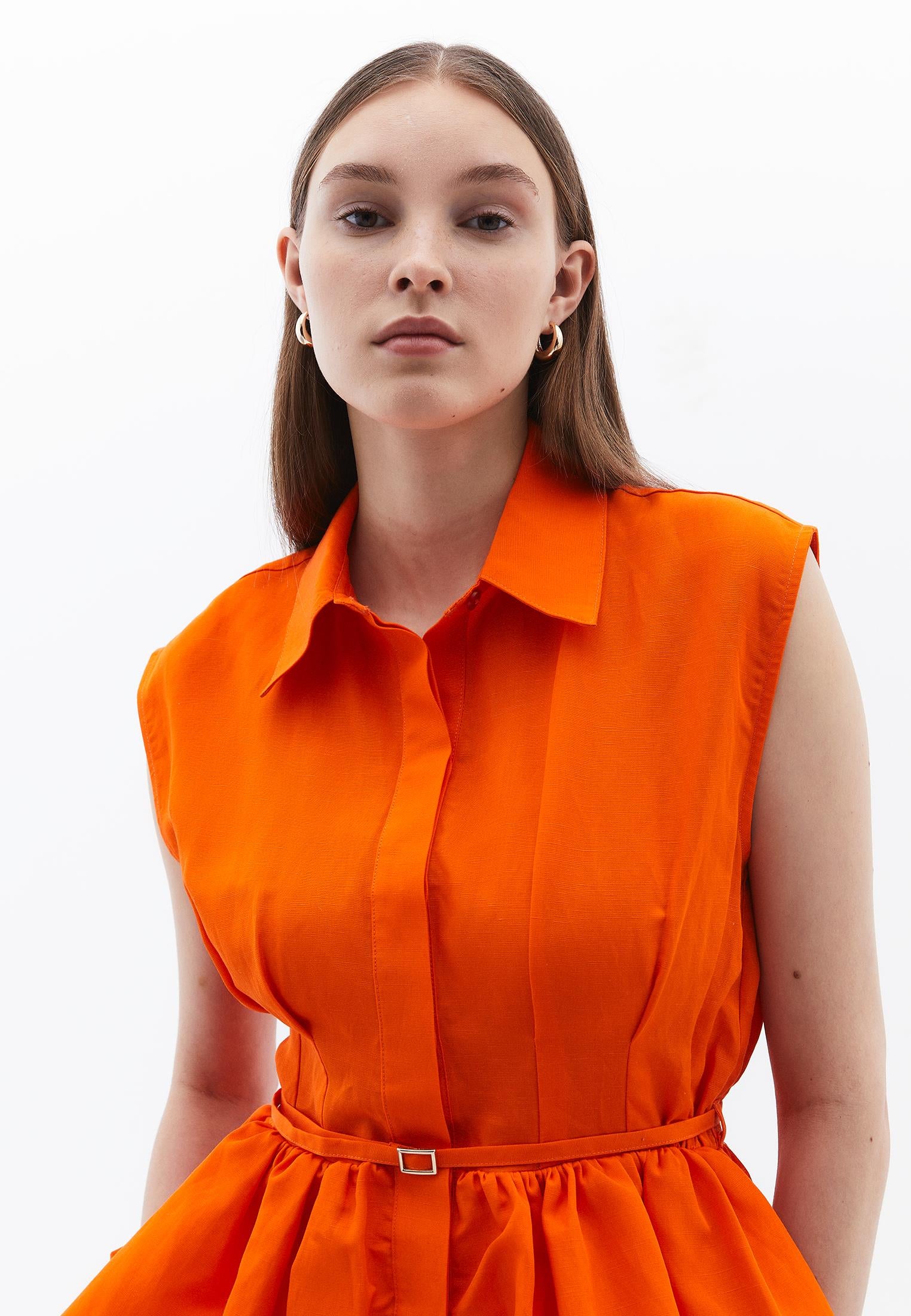 Shirt With Belt Detail - PUFFIN S BILL