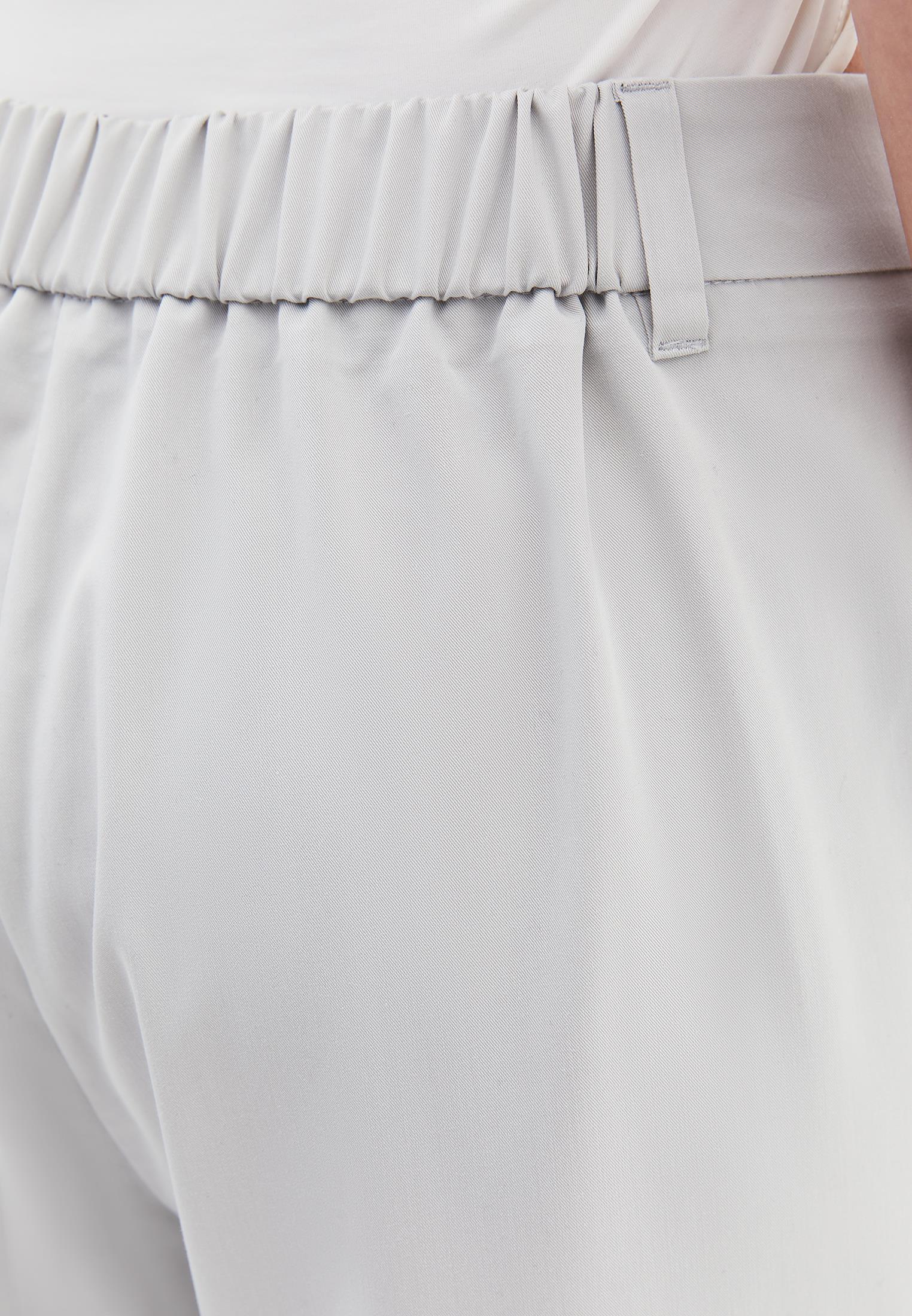 Pleated Straight Leg Pants - QUIET GRAY
