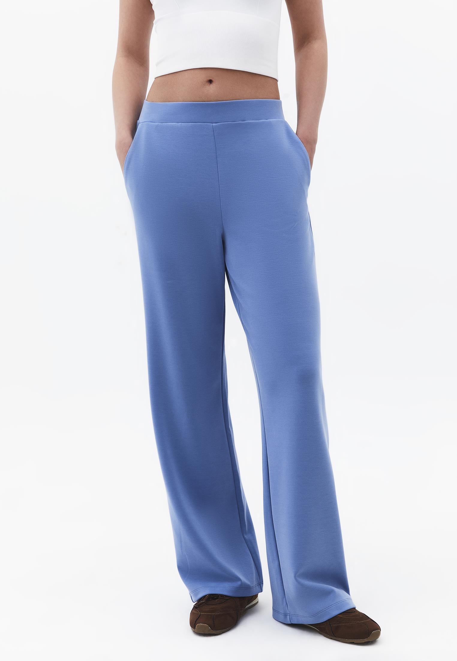 Straight Leg High Waist Sweatpant - QUIET HARBOR