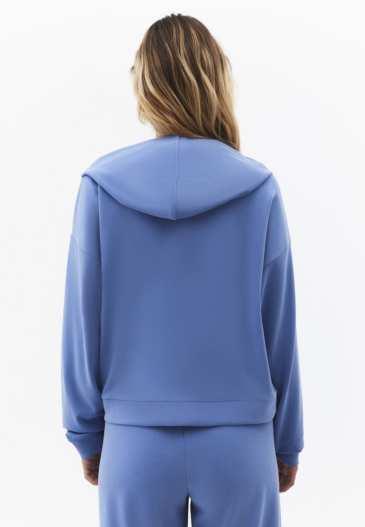 Long Sleeved Sweatshirt With Pocket Detail - QUIET HARBOR