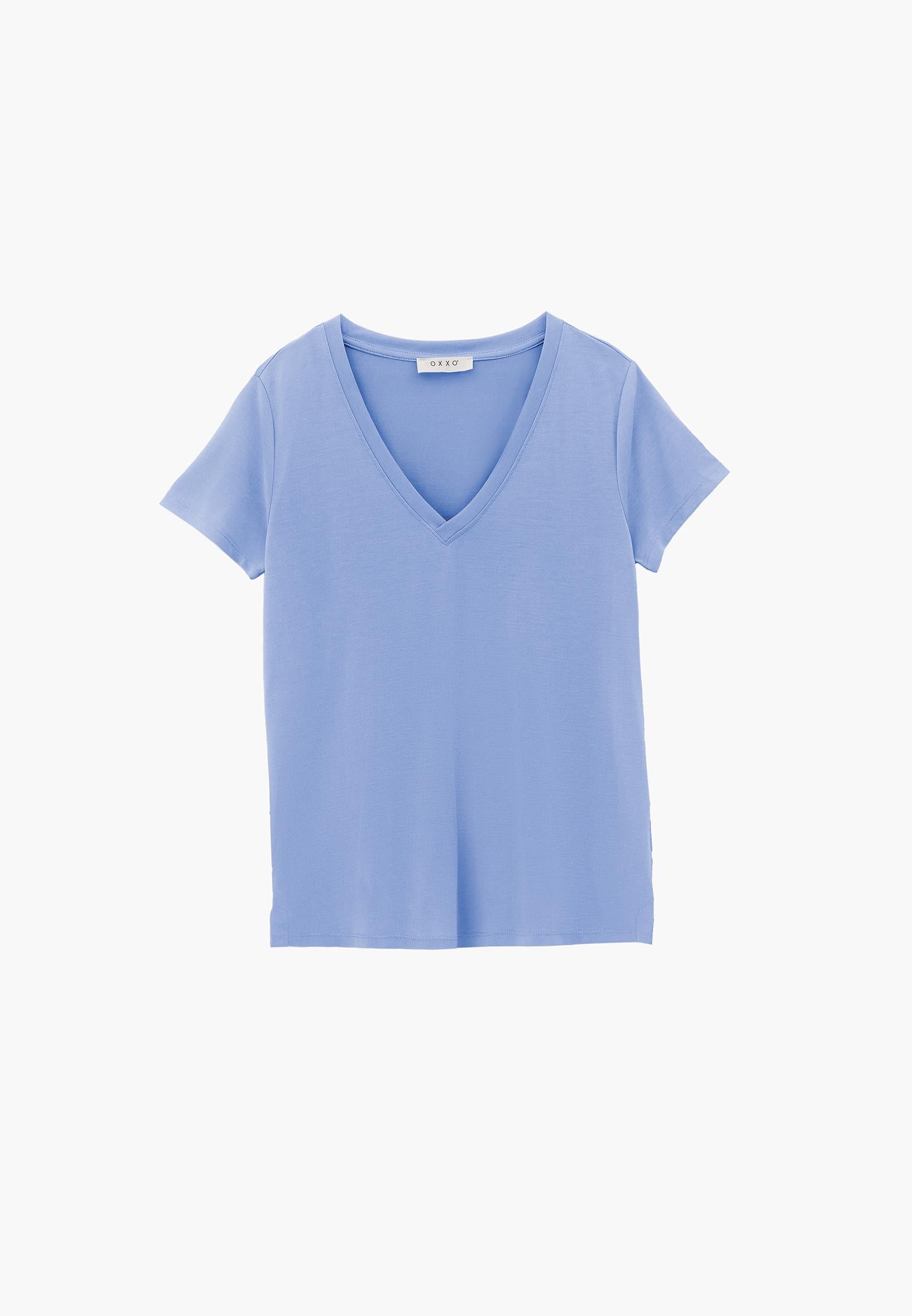 V Neck T-Shirt - QUIET HARBOR